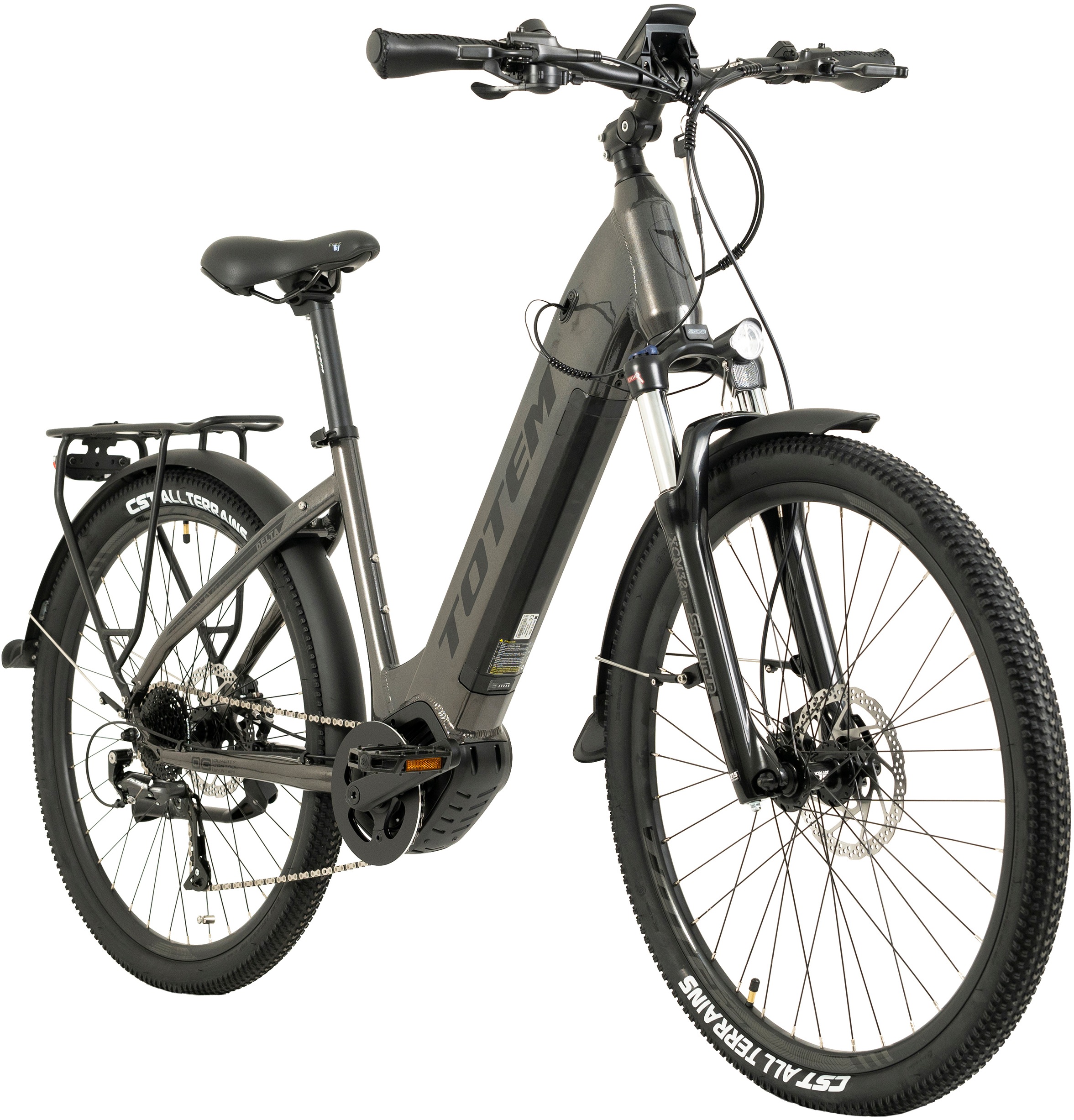 TOTEM E-Bike »DLT-40«, 9 Gang, Shimano, Altus, Mittelmotor 250 W, Pedelec, Elektrofahrrad für Herren