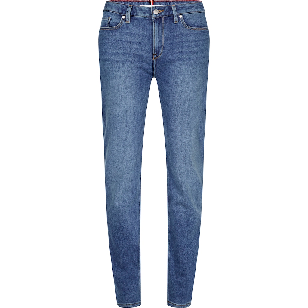 Tommy Hilfiger 5-Pocket-Jeans »ROME STRAIGHT RW IZZY«, Dezente Tommy Hilfiger Logostickerei