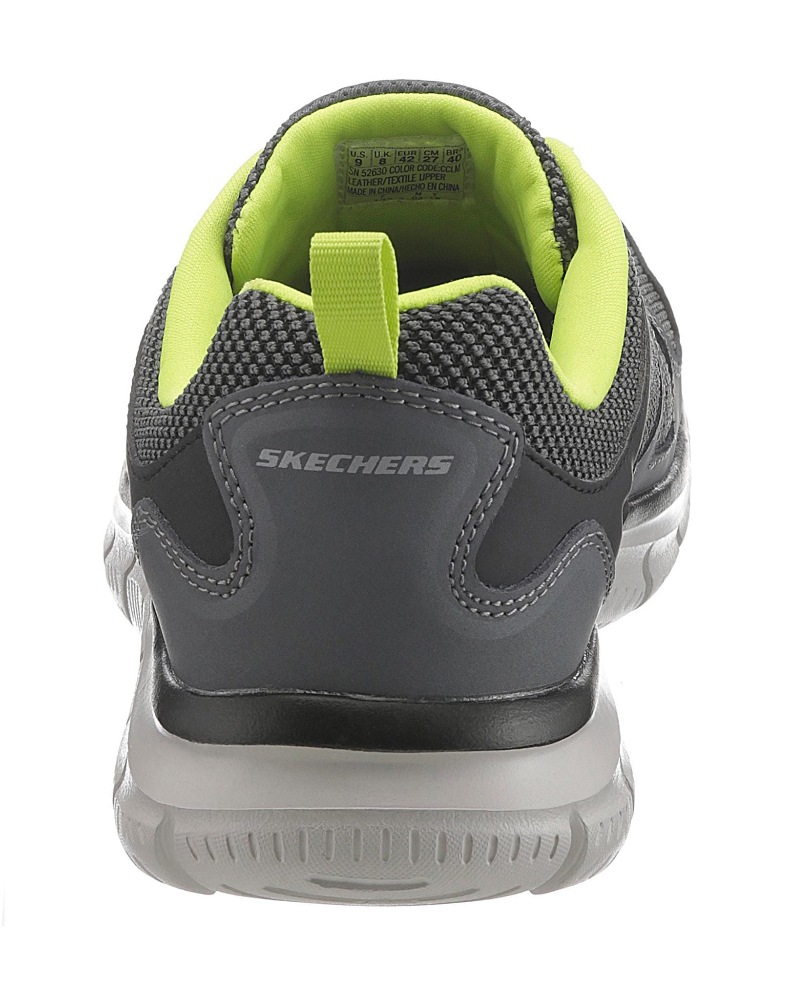 Skechers Sneaker »Track«, mit seitlichem Logo, Freizeitschuh, Halbschuh, Schnürschuh