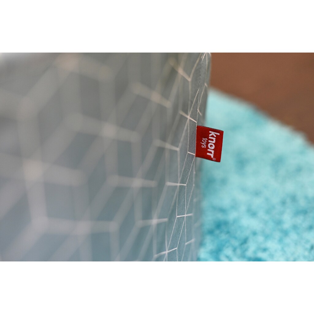 Knorrtoys® Bällebad »Geo, Cube Neo Mint«, mit 300 Bällen Grey/creme; Made in Europe