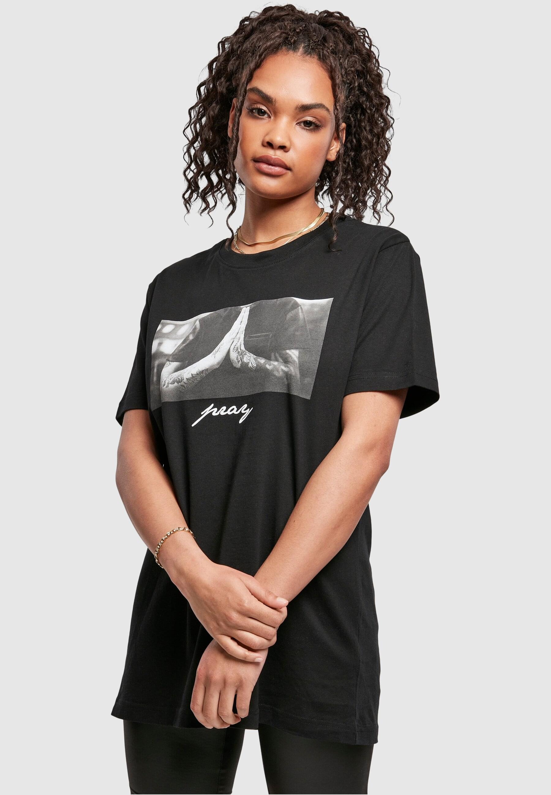 Thumbnail - MisterTee Kurzarmshirt "MisterTee Damen Ladies Pray Tee" 1 Stk. tlg.