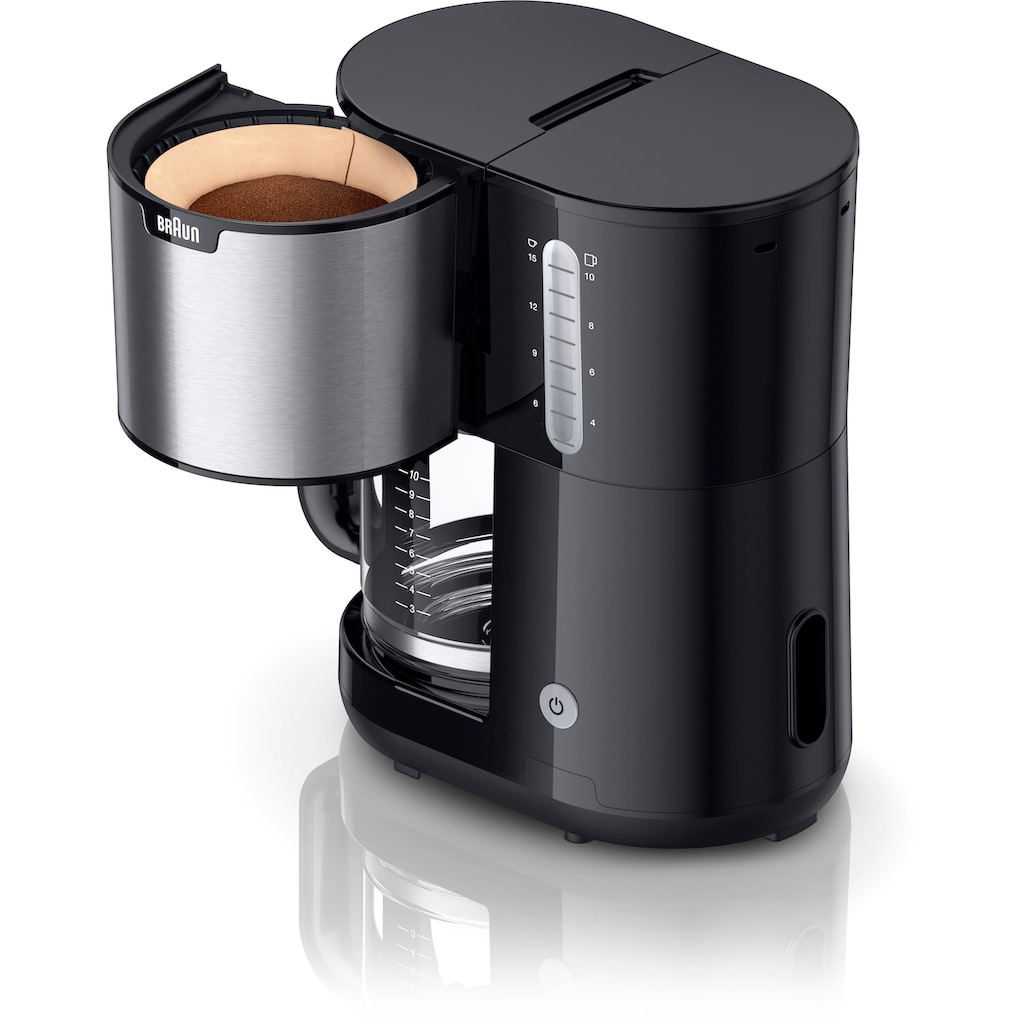 Braun Filterkaffeemaschine »PurShine KF1500 BK«, 1,7 l Kaffeekanne, Papierfilter