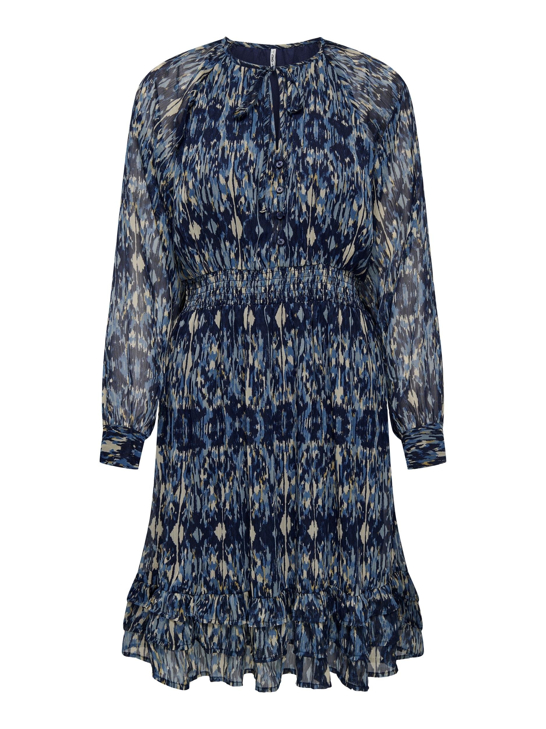 ONLY Minikleid "ONLVIVA LIFE L/S LAYER DRESS PTM" Sommerkleid günstig online kaufen