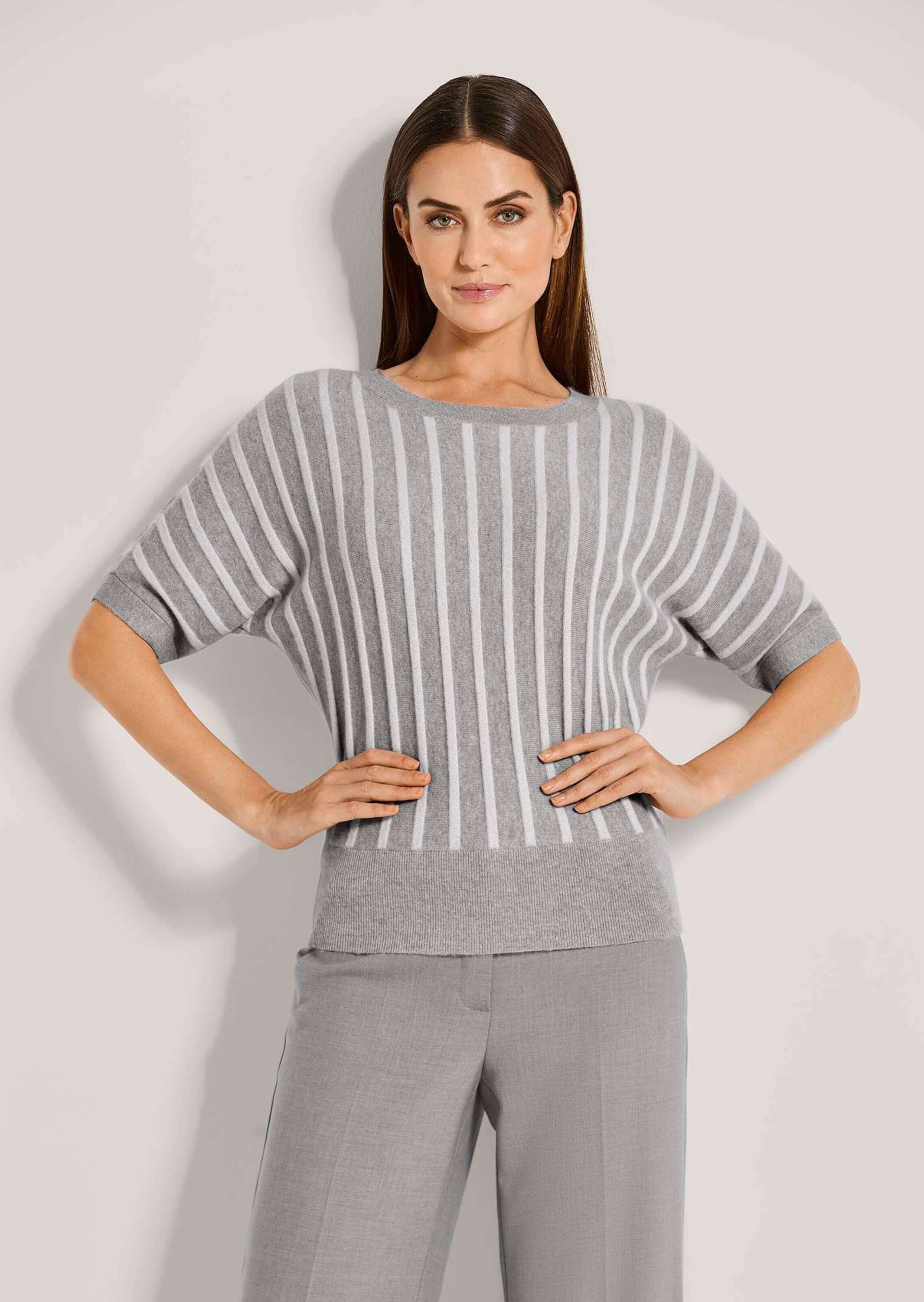 Thumbnail - MADELEINE Longpullover "Pullover Streifenpullover aus Good Cashmere"