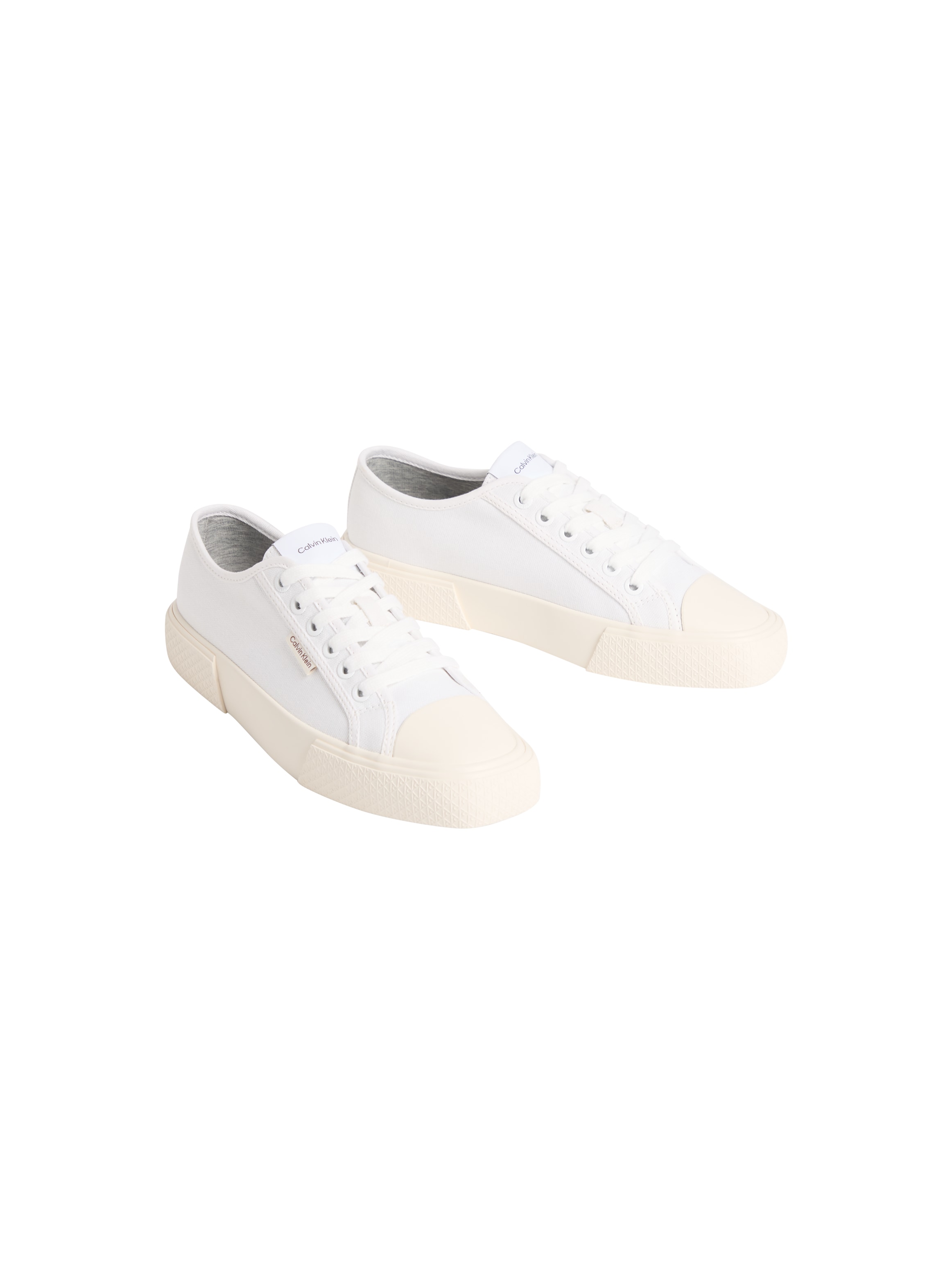 Calvin Klein Plateausneaker "VULC LACE UP CANVAS" Schnürschuh, Canvas-Sneak günstig online kaufen