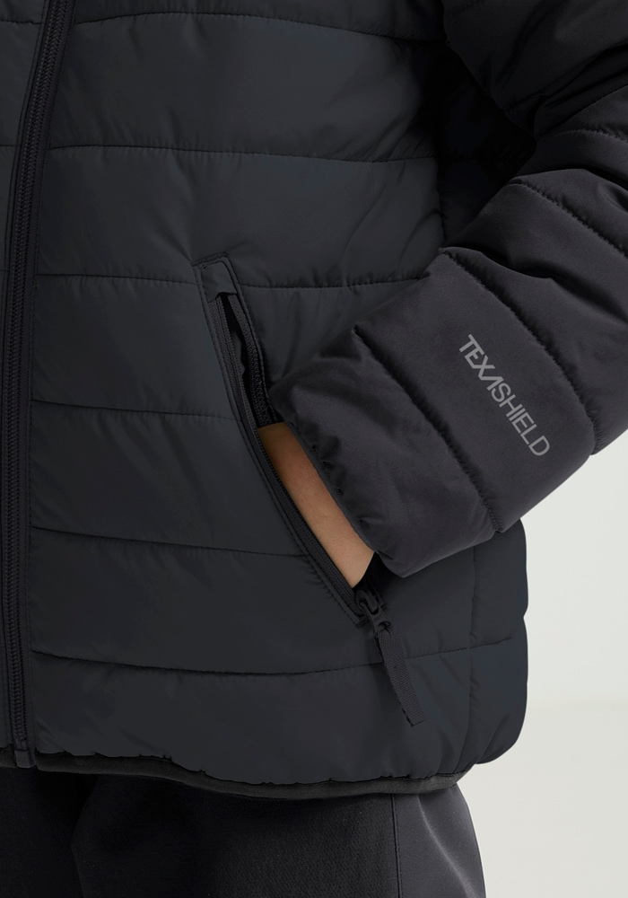 Jack Wolfskin Outdoorjacke »ZENON JKT KIDS«, mit Kapuze