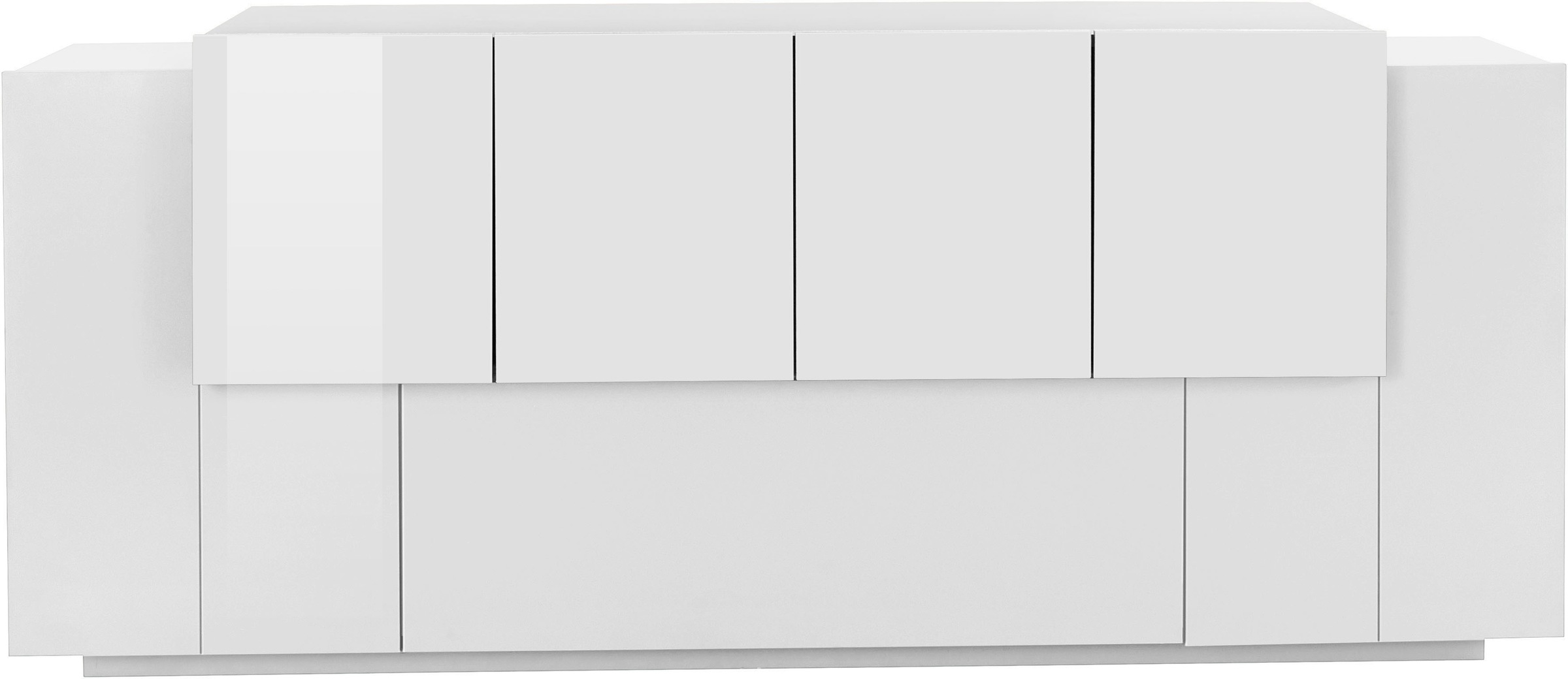 Thumbnail - Home affaire Sideboard "Coro, Kommode, Schrank, Kredenz, grifflos mit Einlegeböden" 1 Klappe, 6 Türen, Doppeltiefe, B/T/...