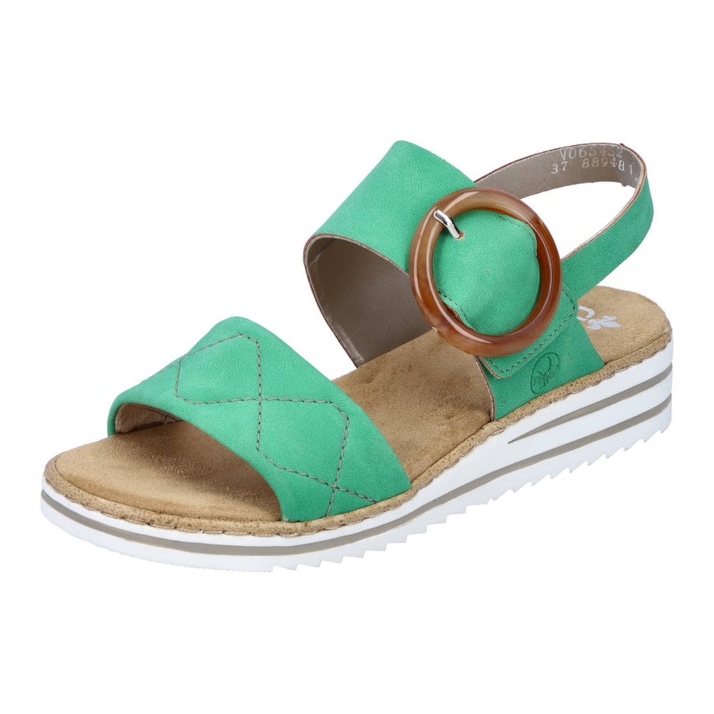 Rieker Keilsandalette mit dezenter Ziernaht Rieker Keilsandalette mit dezenter Ziernaht