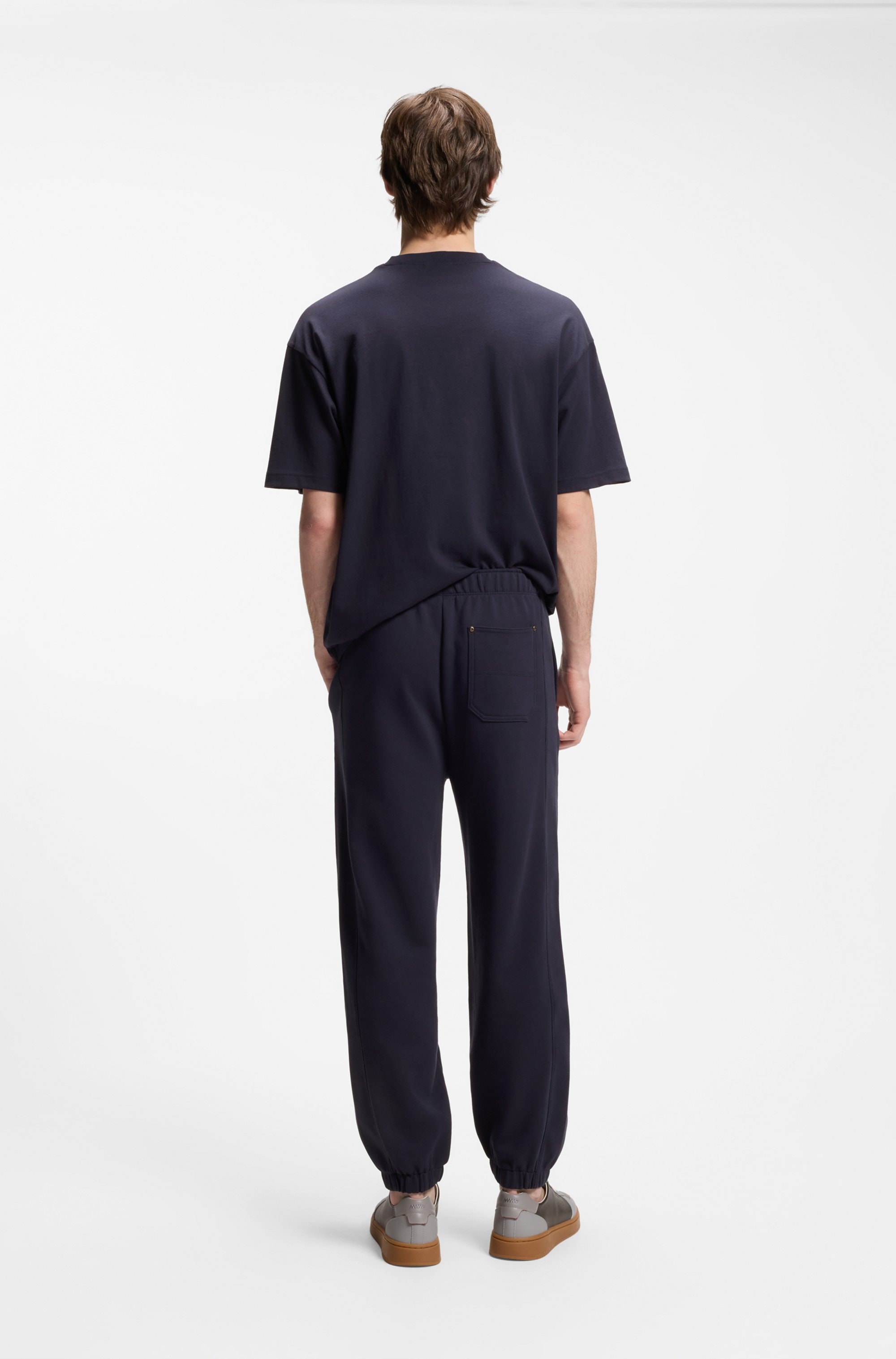 HUGO Sweathose »Nevatro«  Regular Fit, Zierhosenschlitz, elastische Bündchen