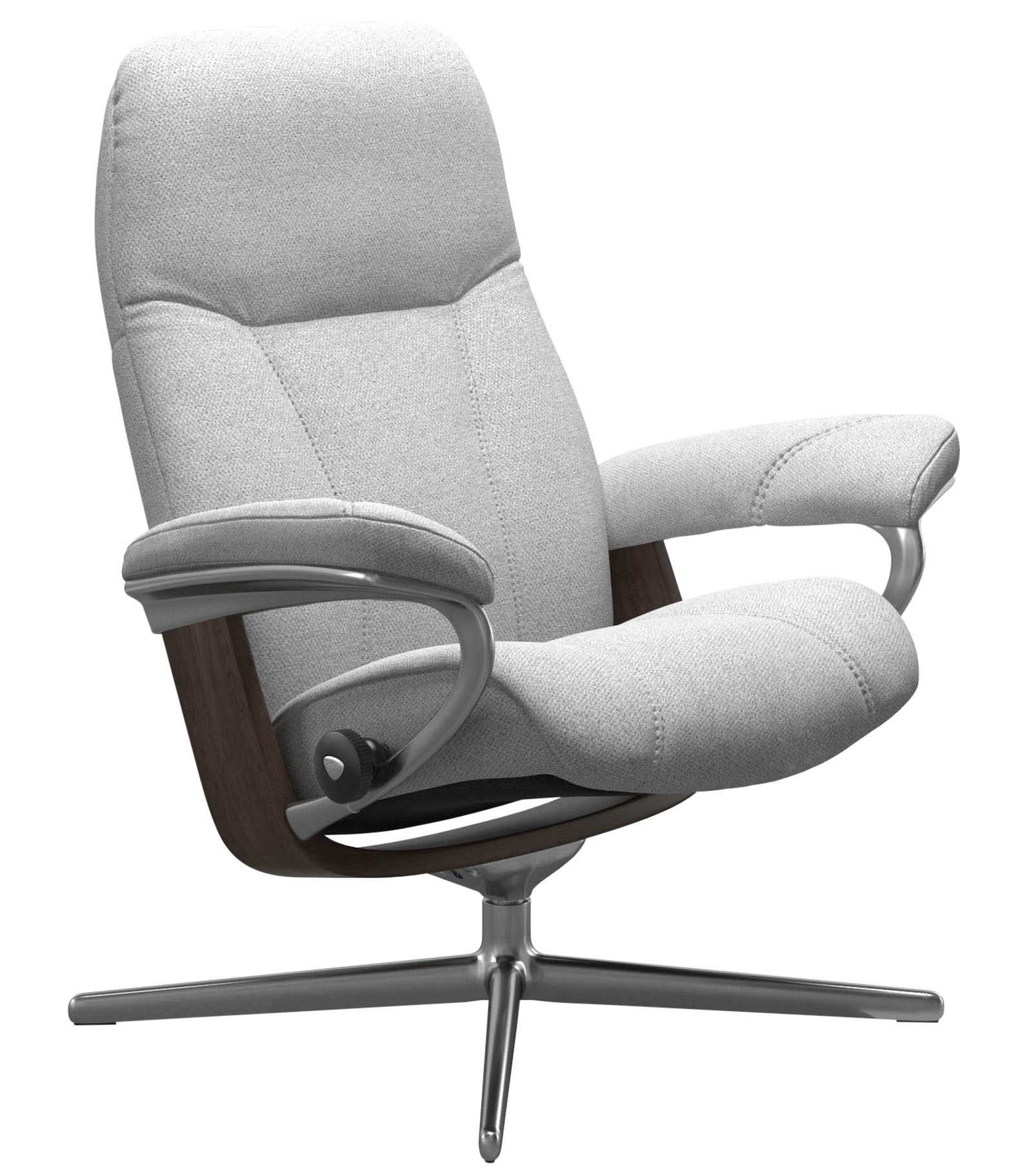 Stressless® Relaxsessel »Consul«, mit Cross Base, Größe S, M & L, Holzakzent Wenge