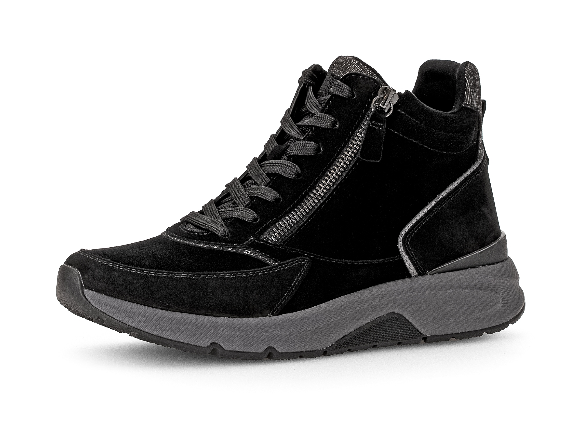 Gabor Rollingsoft Sneaker, Sneakerboots, Schnürboots mit Wechselfußbett günstig online kaufen