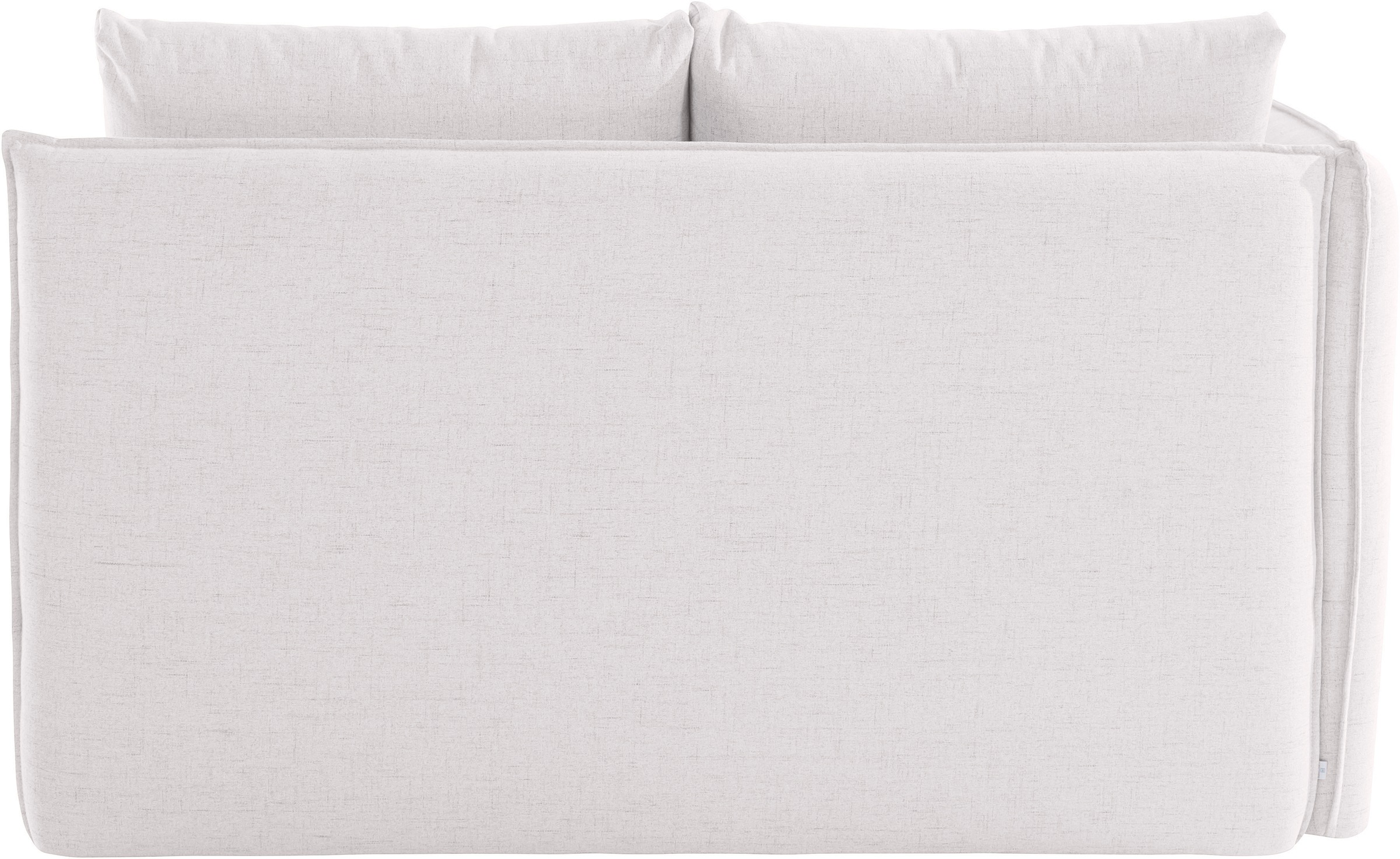 Ottomane OTTO HOME "Nöre", beige (creme), B:138cm H:86cm T:128cm, 100% Polyester, Sofas, Ottomane, kurzes Lounge-Modul - zum Zusammenstellen, Breite 138 cm, Tiefe 128 cm 2