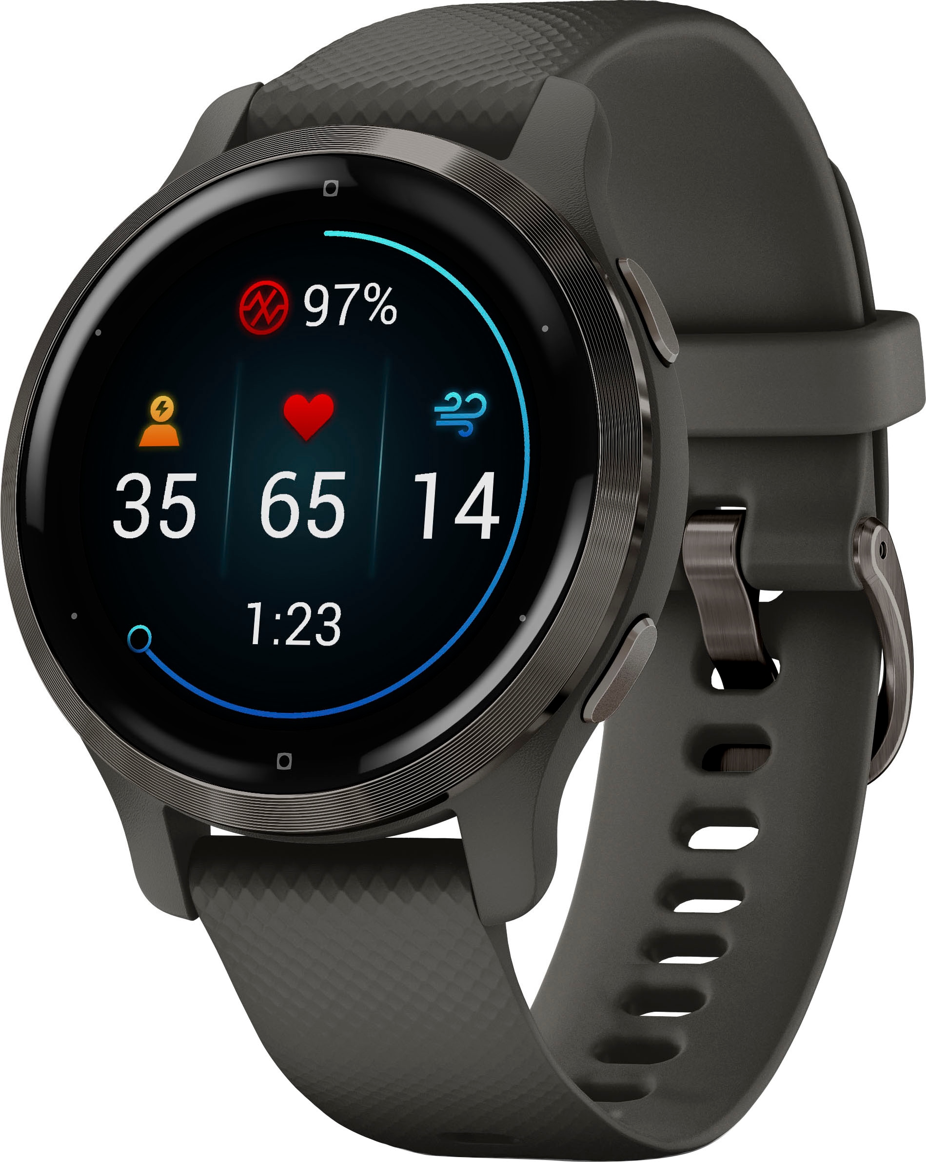 Garmin Smartwatch »Venu 2S«, (25 vorinstallierten Sport-Apps) | BAUR