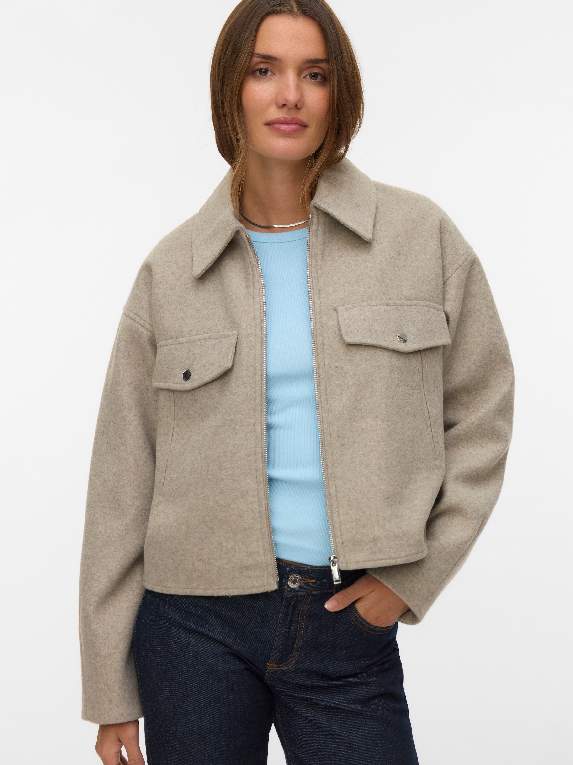 Vero Moda Kurzjacke "VMFORTUNEFREJ SHORT JACKET GA BOO" günstig online kaufen