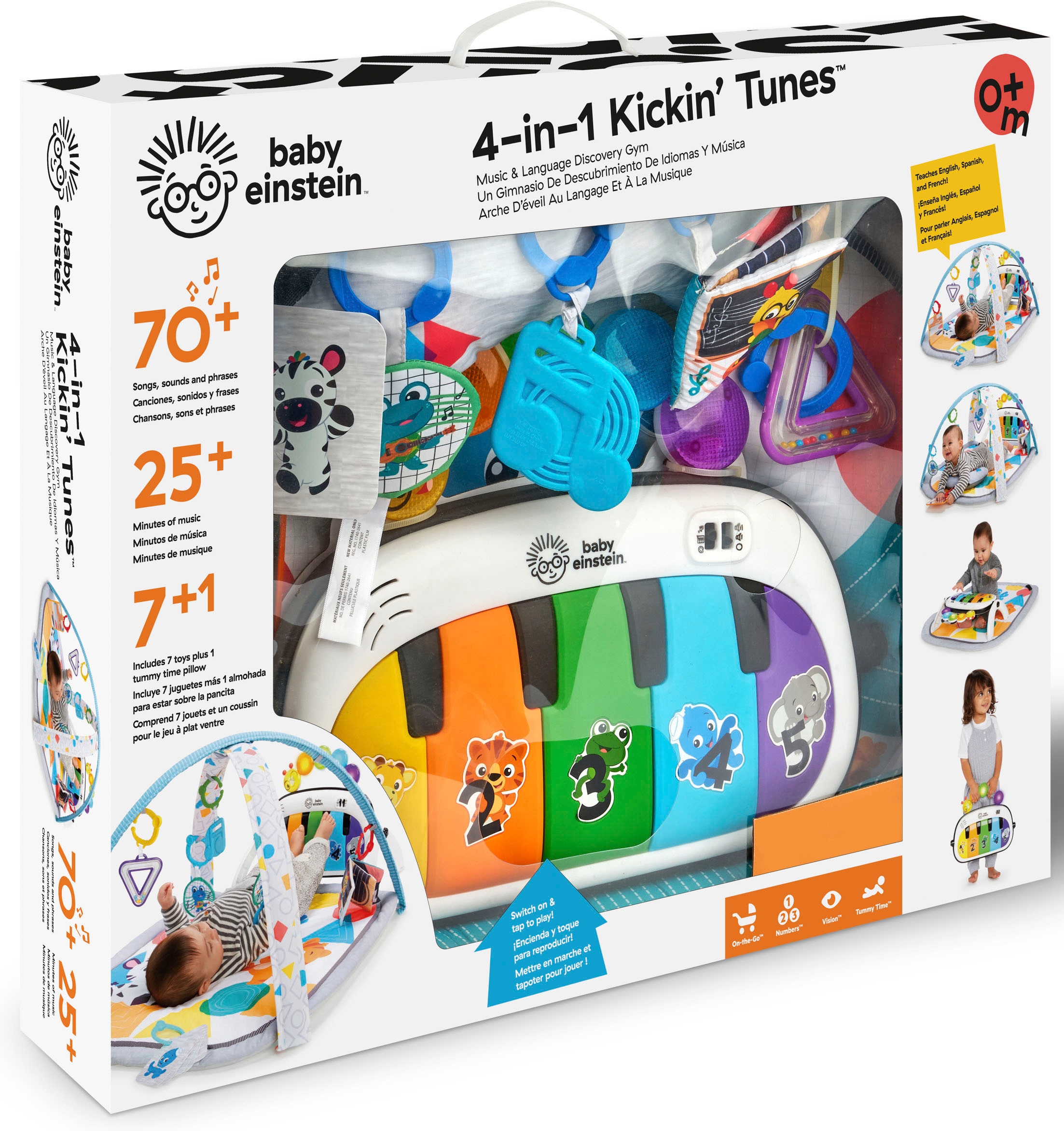 Baby Spielbogen mit Sound »4-in-1 Kickin\' Einstein Spieldecke BAUR Tunes«, |