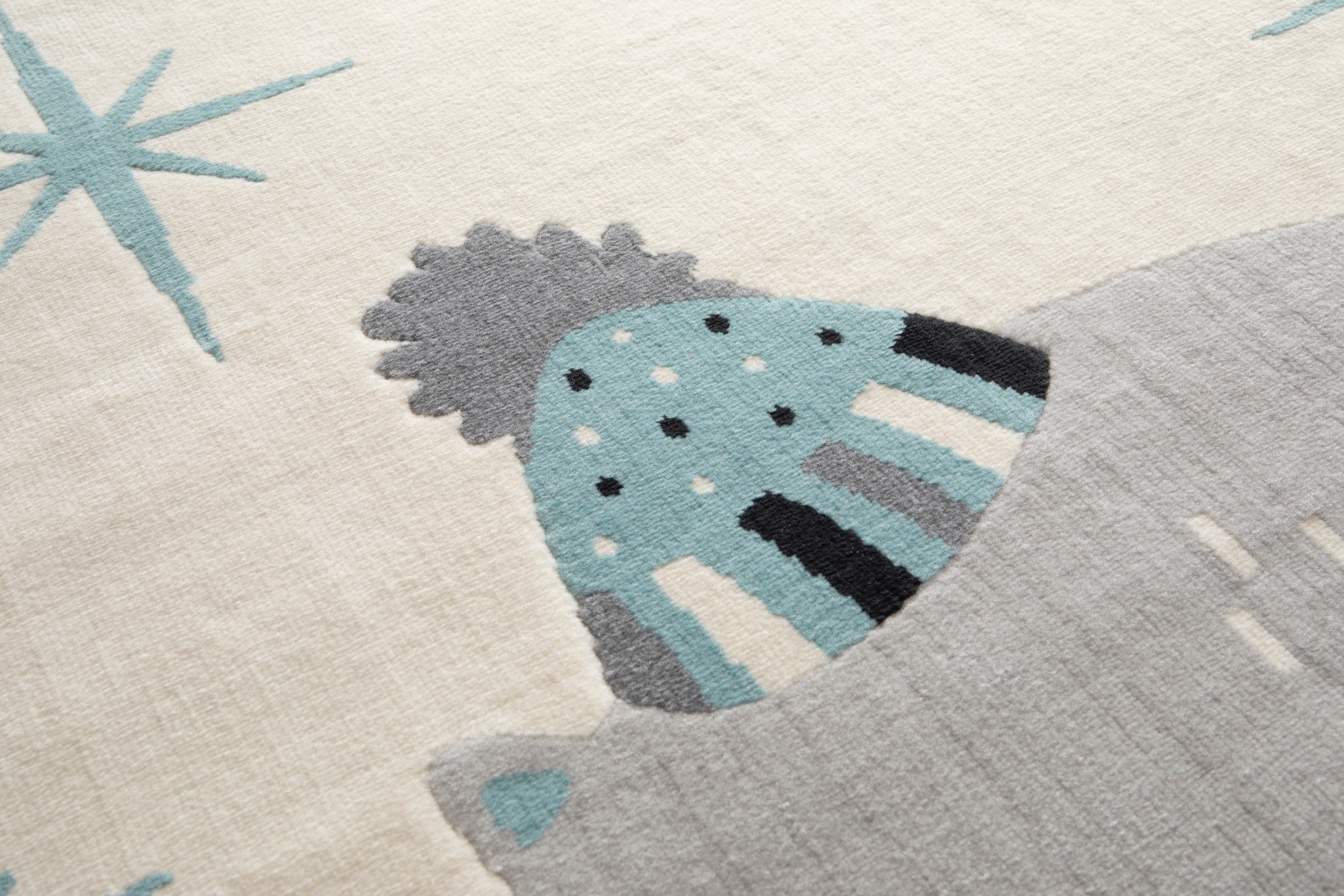 Primaflor-Ideen in Textil Kinderteppich »COCOON - Sternenfuchs«, rechteckig, 6 mm Höhe, Kurzflor, Motiv Fuchs