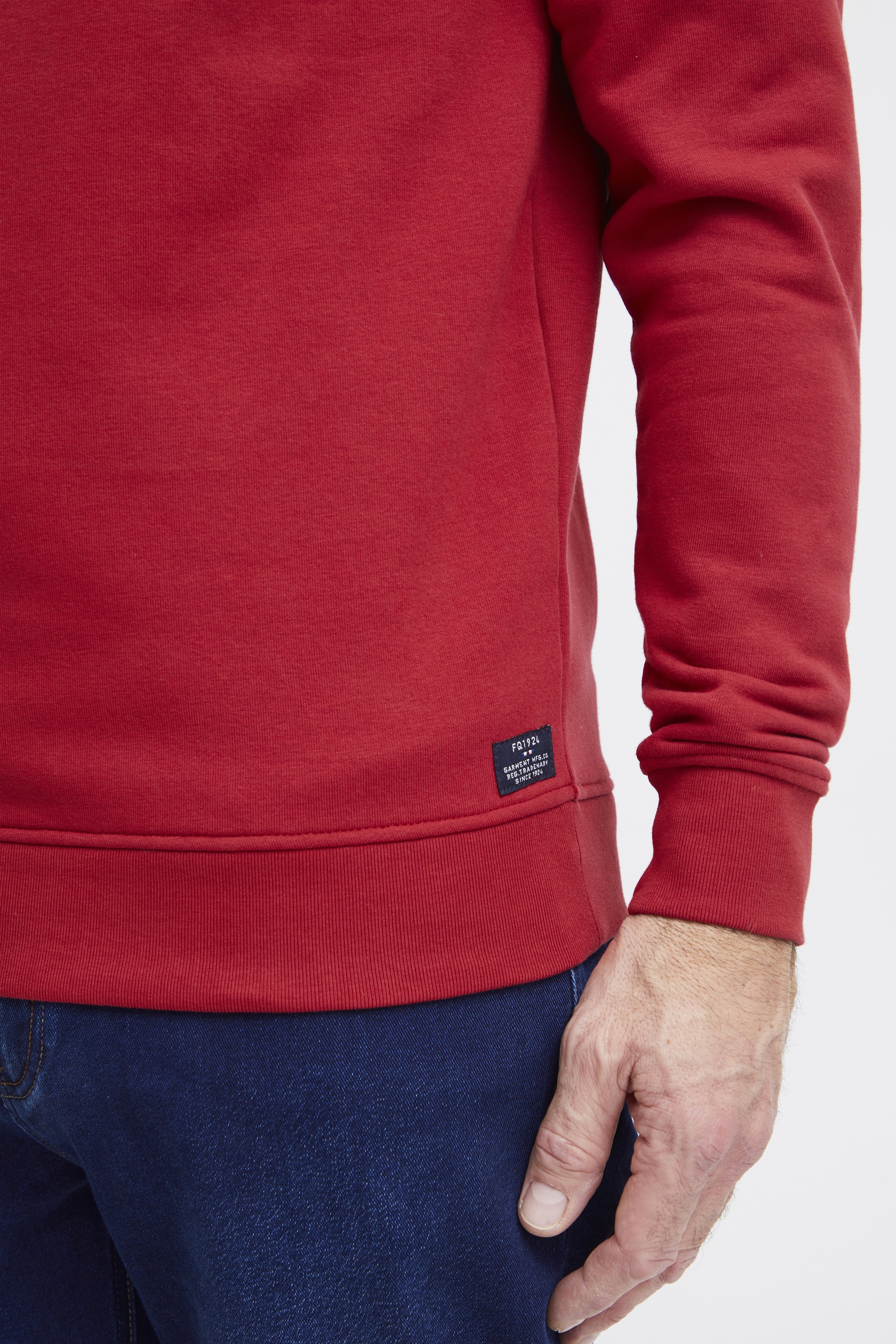 FQ1924 Rundhalspullover »Rundhalspullover FQWILLIAM crew neck logo sweat«