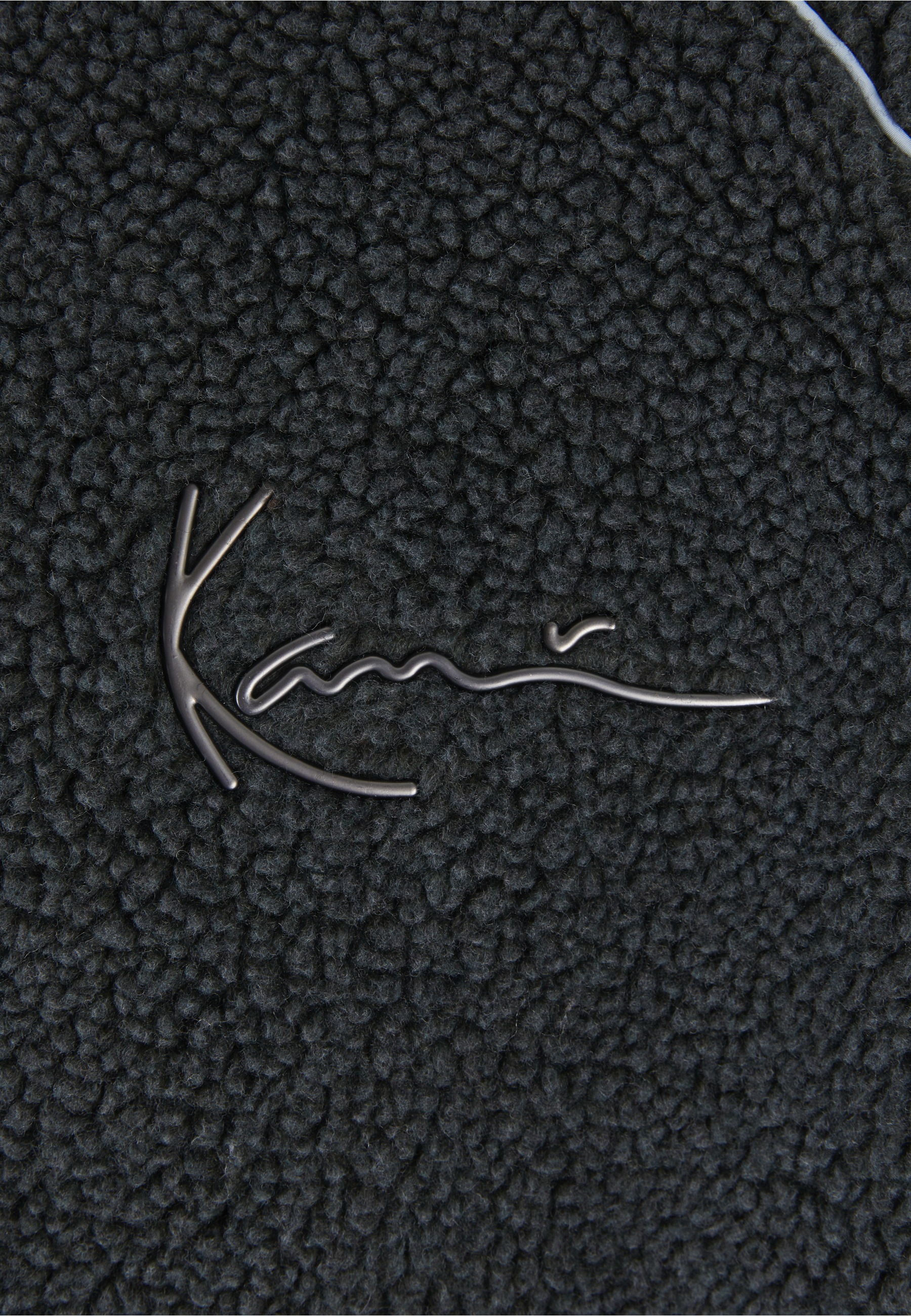Karl Kani Allwetterjacke »Karl Kani Karl Kani Metal Signature Teddy Jacket« 1 Stk. tlg. mit Kapuze