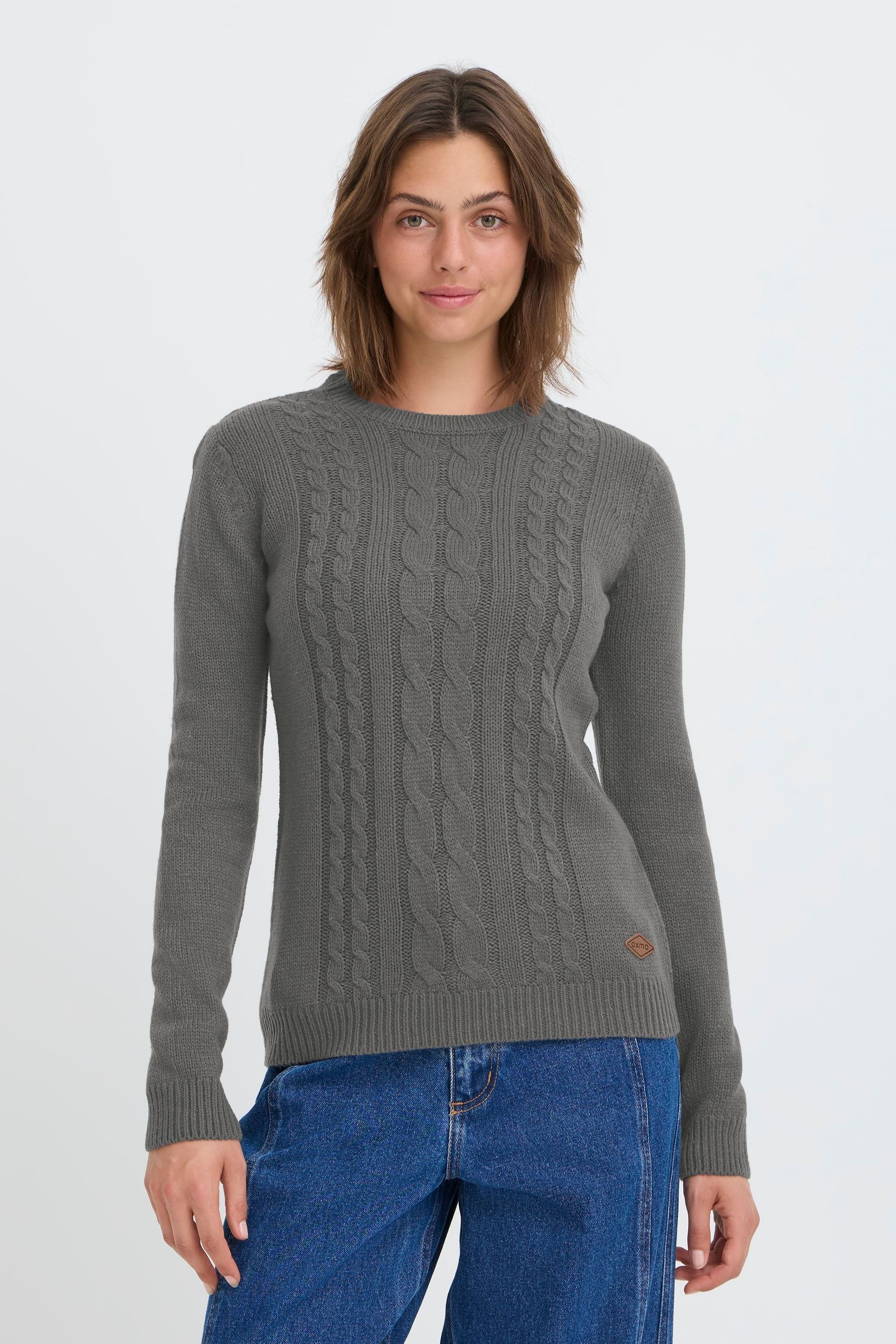OXMO Strickfleece-Pullover »Strickpullover OXCarryone«
