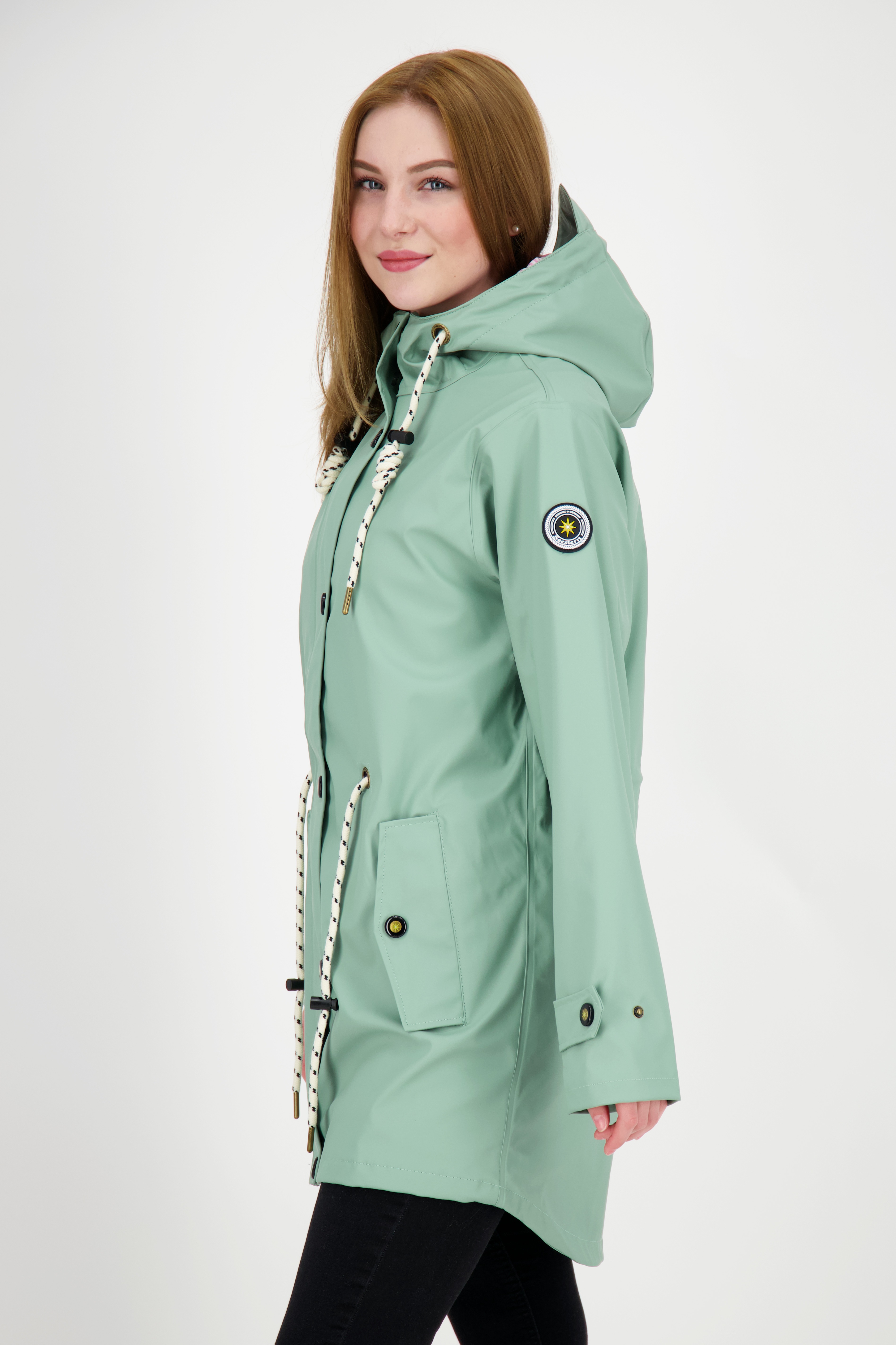 Thumbnail - DEPROC Active Regenjacke "Friesennerz ankerglutliebe WOMEN", auch in Großen Größen erhältlich