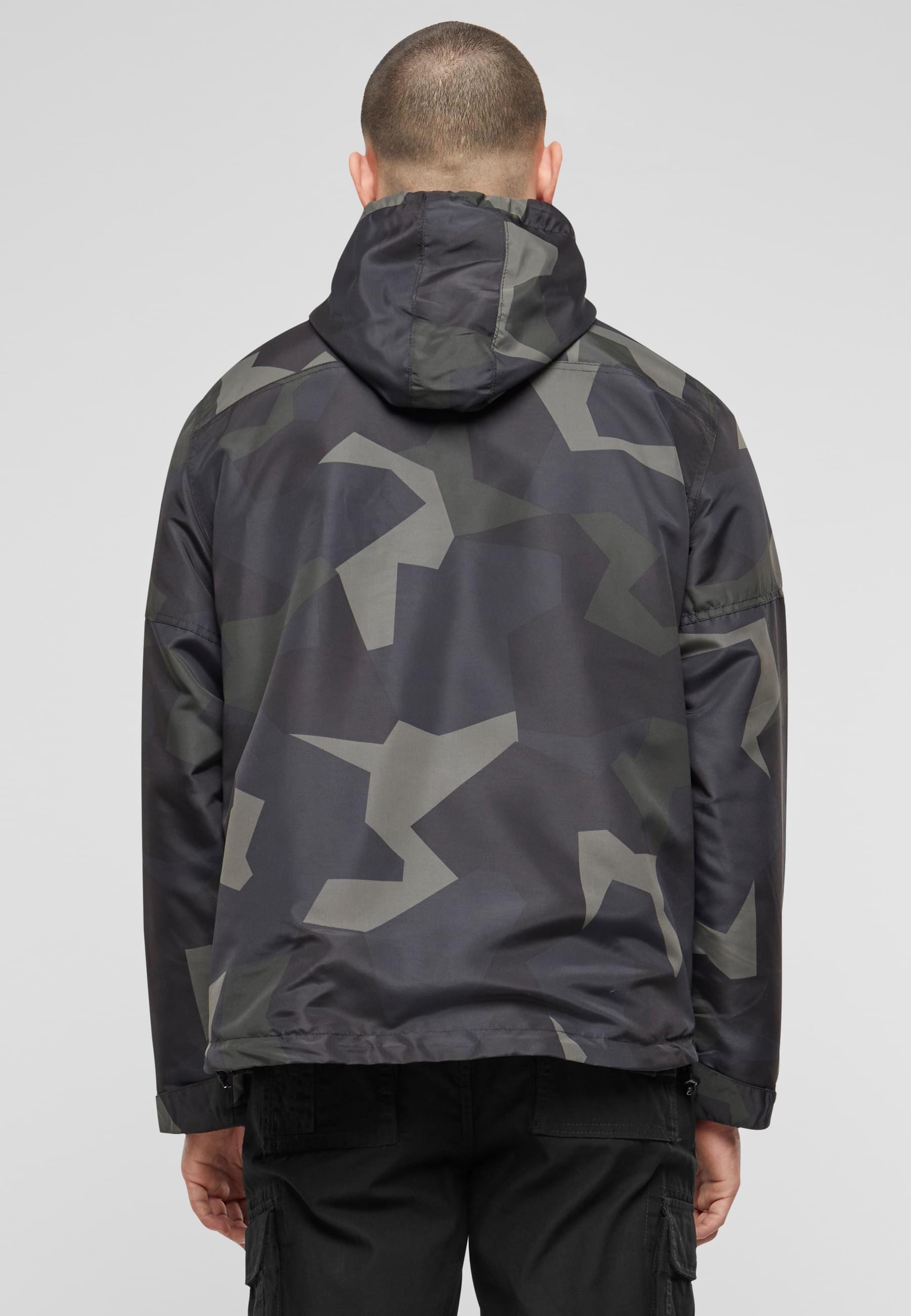 Brandit Anorak »Brandit Herren Fleece Pull Over Windbreaker«, (1 St.), mit Kapuze