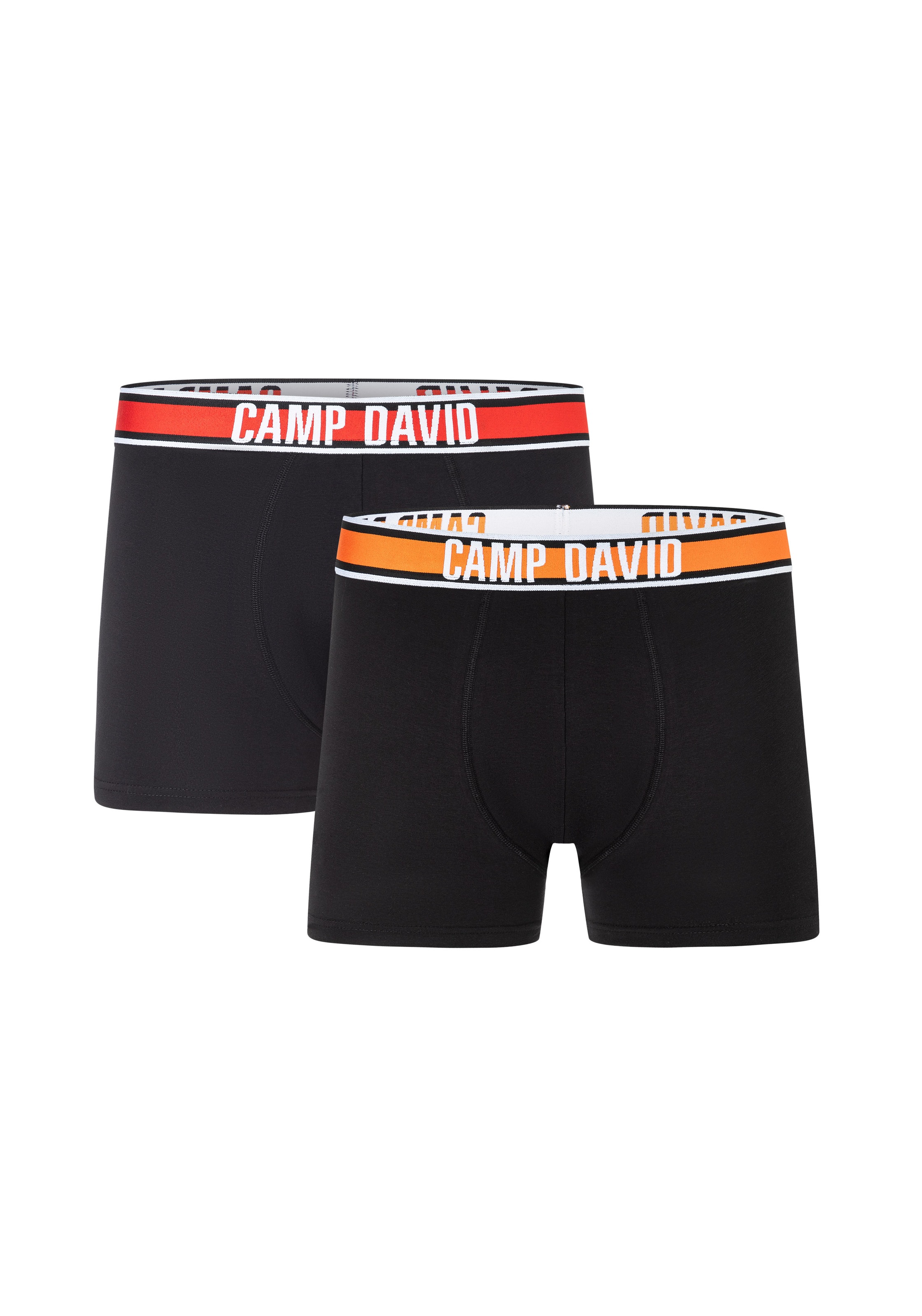 CAMP DAVID Boxershorts "casual" 2er Pack, mit elastischem Bund günstig online kaufen
