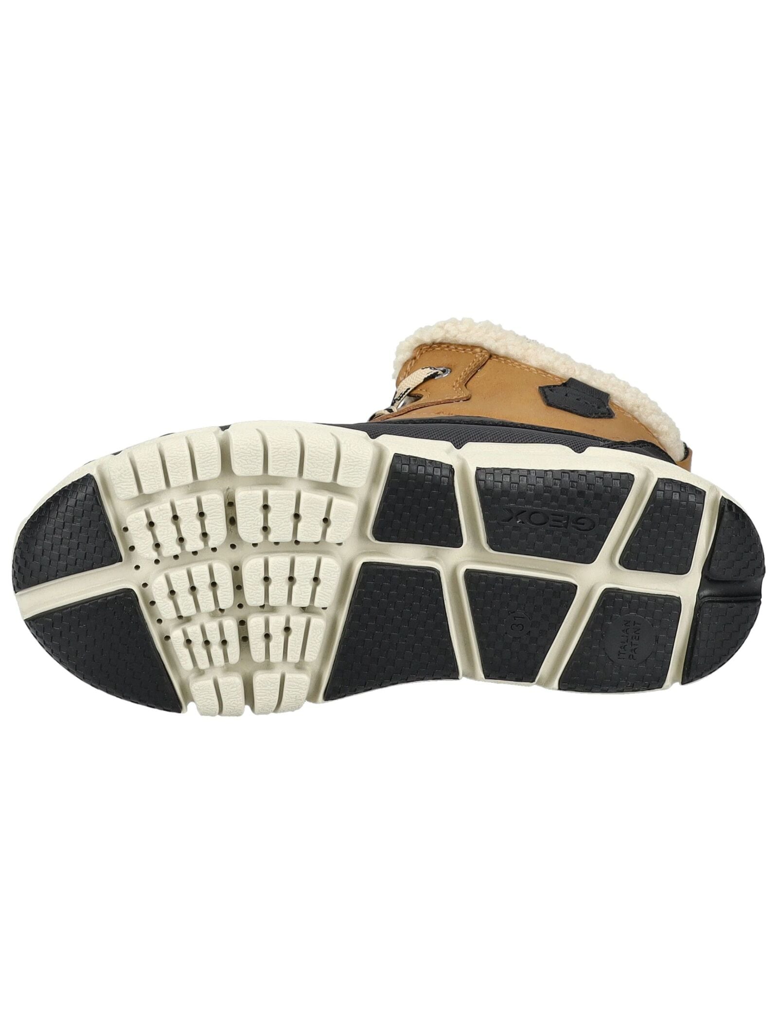 Geox Schnürstiefelette »Geox Stiefelette Lederimitat/Textil«