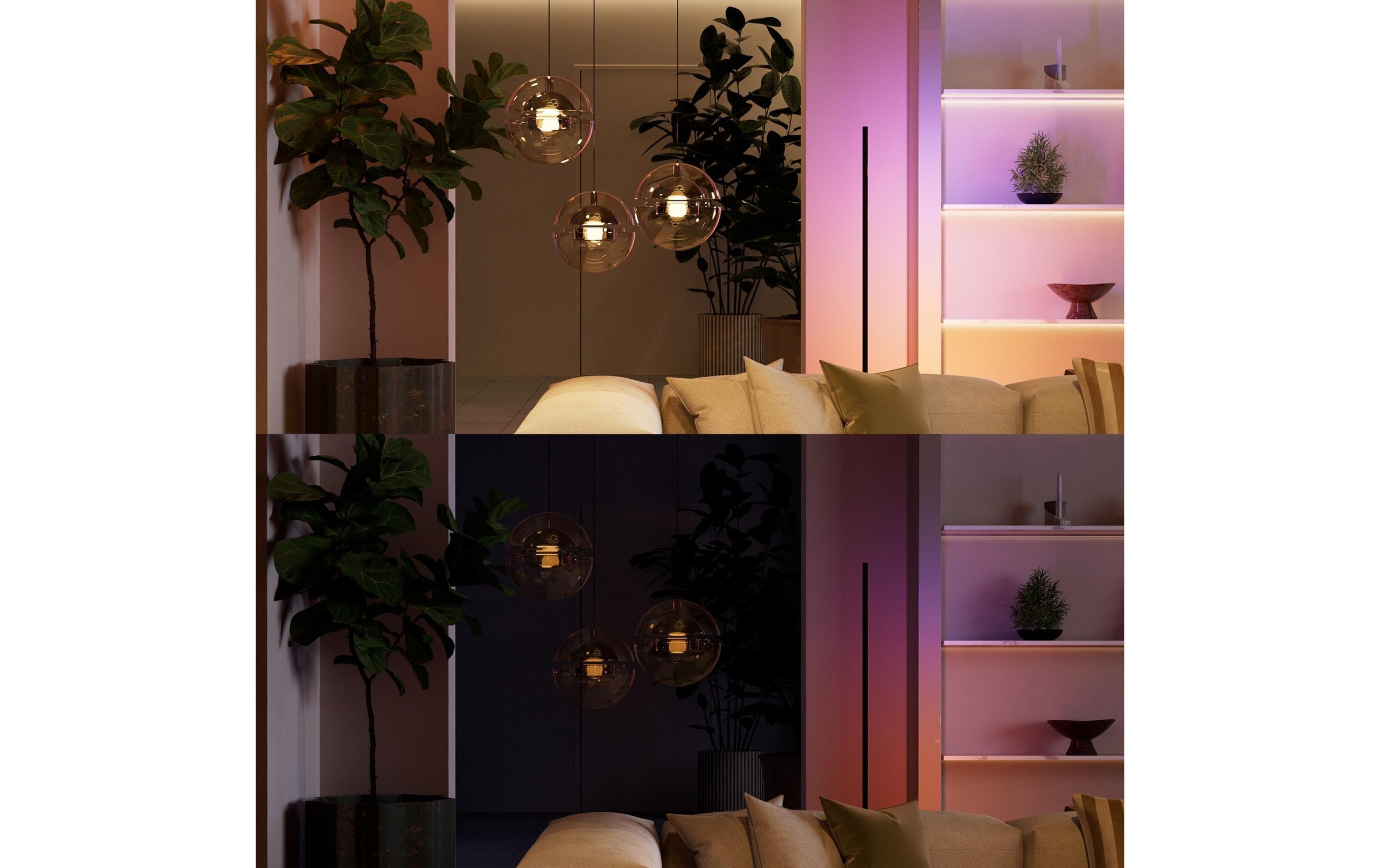Philips Hue Smart-Home-Steuerelement »Wandschaltermodul, für nicht smarte dimmbare Lampen, Netzbetrieb« 1 Kanal /1C (200W LED / 200W Halogen), App‑ & Sprachsteuerung