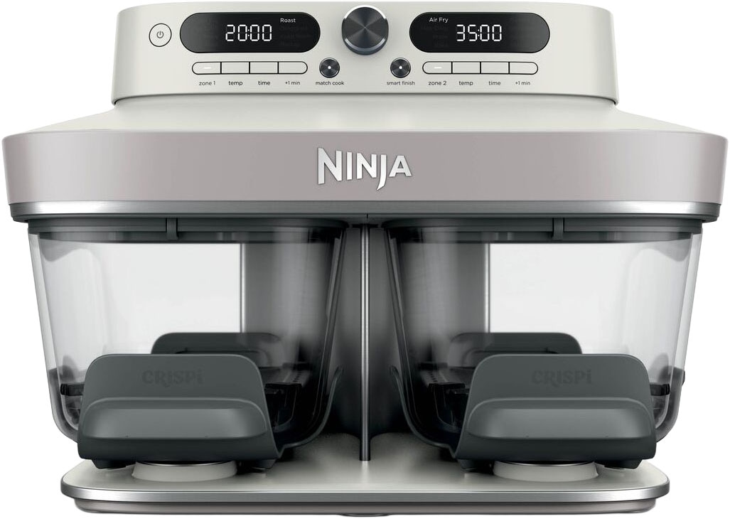 NINJA Heißluftfritteuse »DD102EUIV2 Ninja CRISPi DualZone Glas-Air-Fryer mit 8 Funktionen« 2860 W