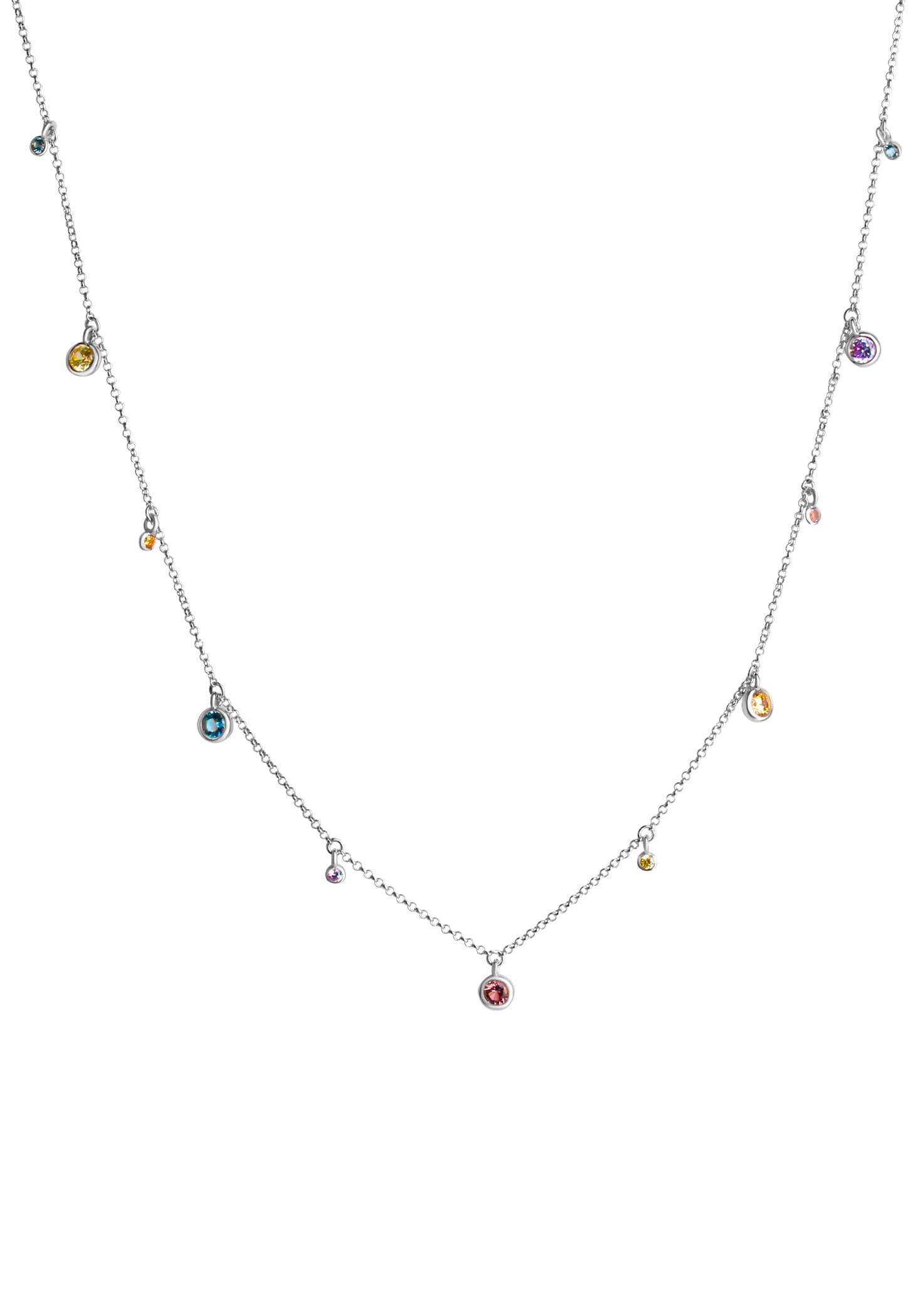 Firetti Kette mit Anhänger »Schmuck Geschenk Silber 925 Halsschmuck  Halskette Regenbogen«, zu Kleid, Shirt, Jeans, Sneaker! Anlass Geburtstag  Weihnachten für bestellen | BAUR