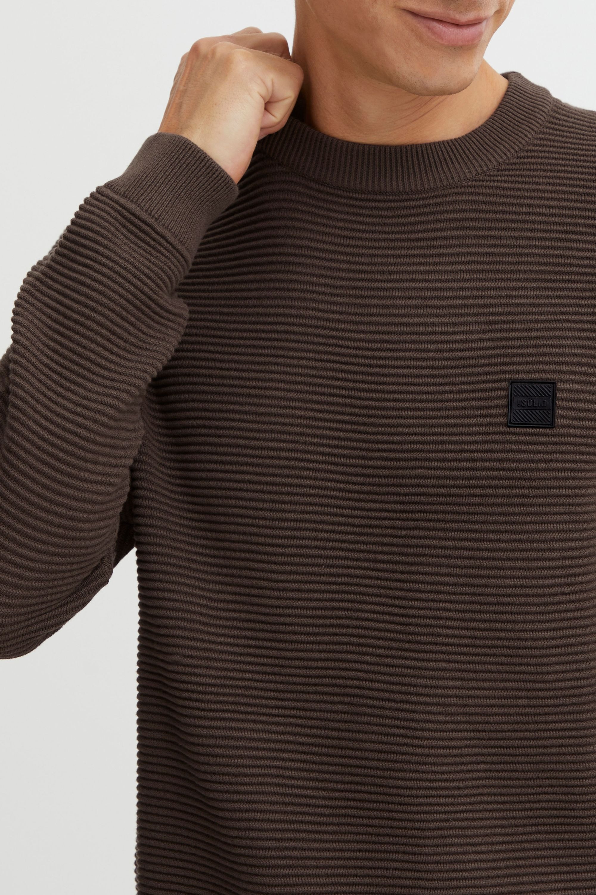 !Solid Strickfleece-Pullover »Strickpullover SDValencia«