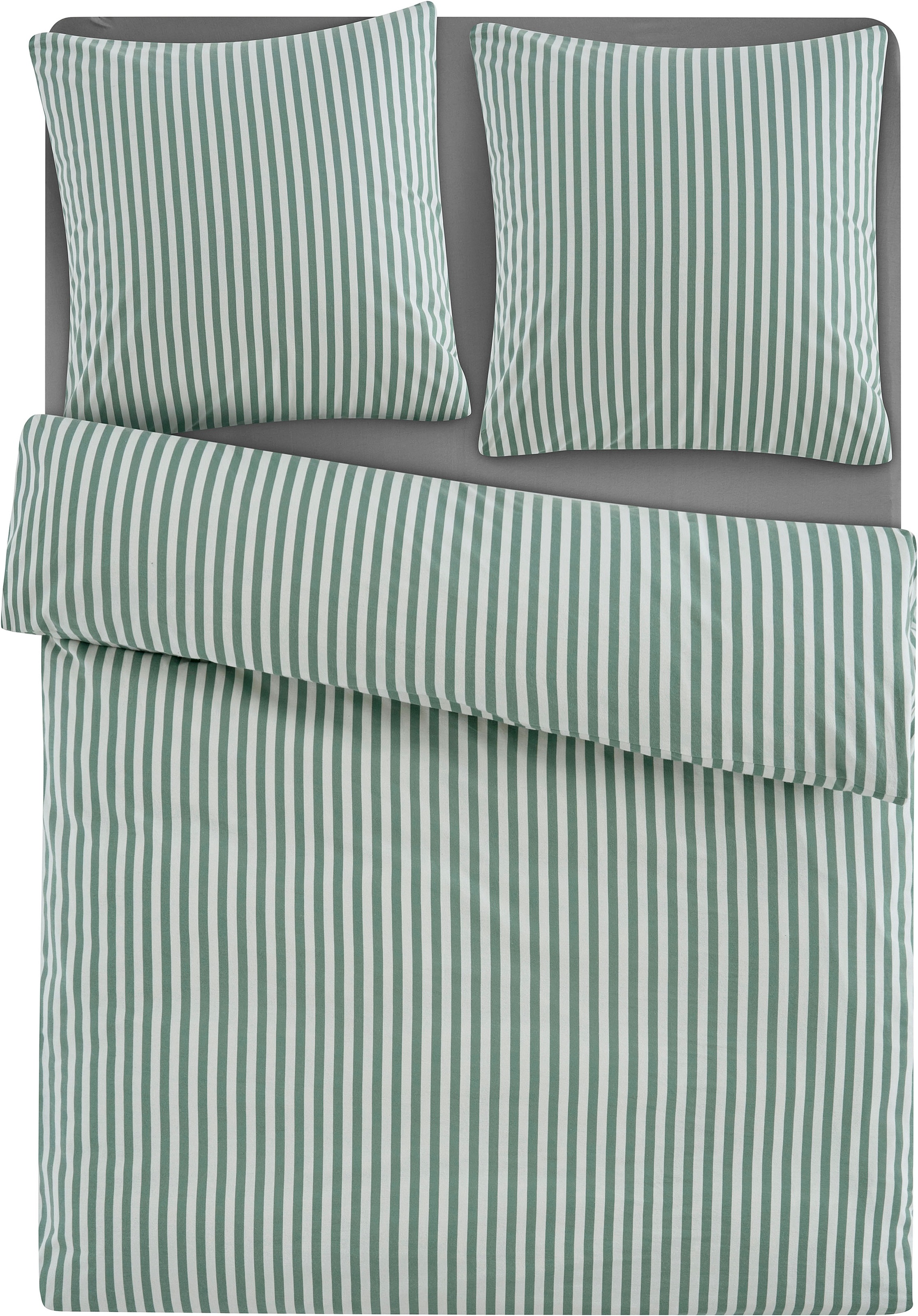 LeGer Home by Lena Gercke Bettwäsche "Linnea" 2 aus 100% Baumwolle, Streife günstig online kaufen