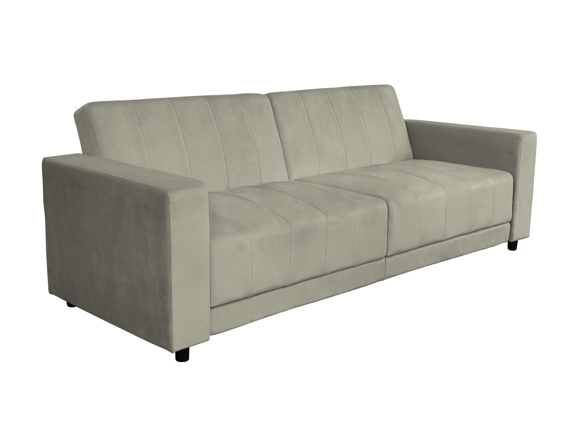 Dorel Home 3-Sitzer »Allie II Schlafsofa 225 cm«, Bett-Funktion (108/190cm), Rückenlehne 2-teilig, mit Steppung