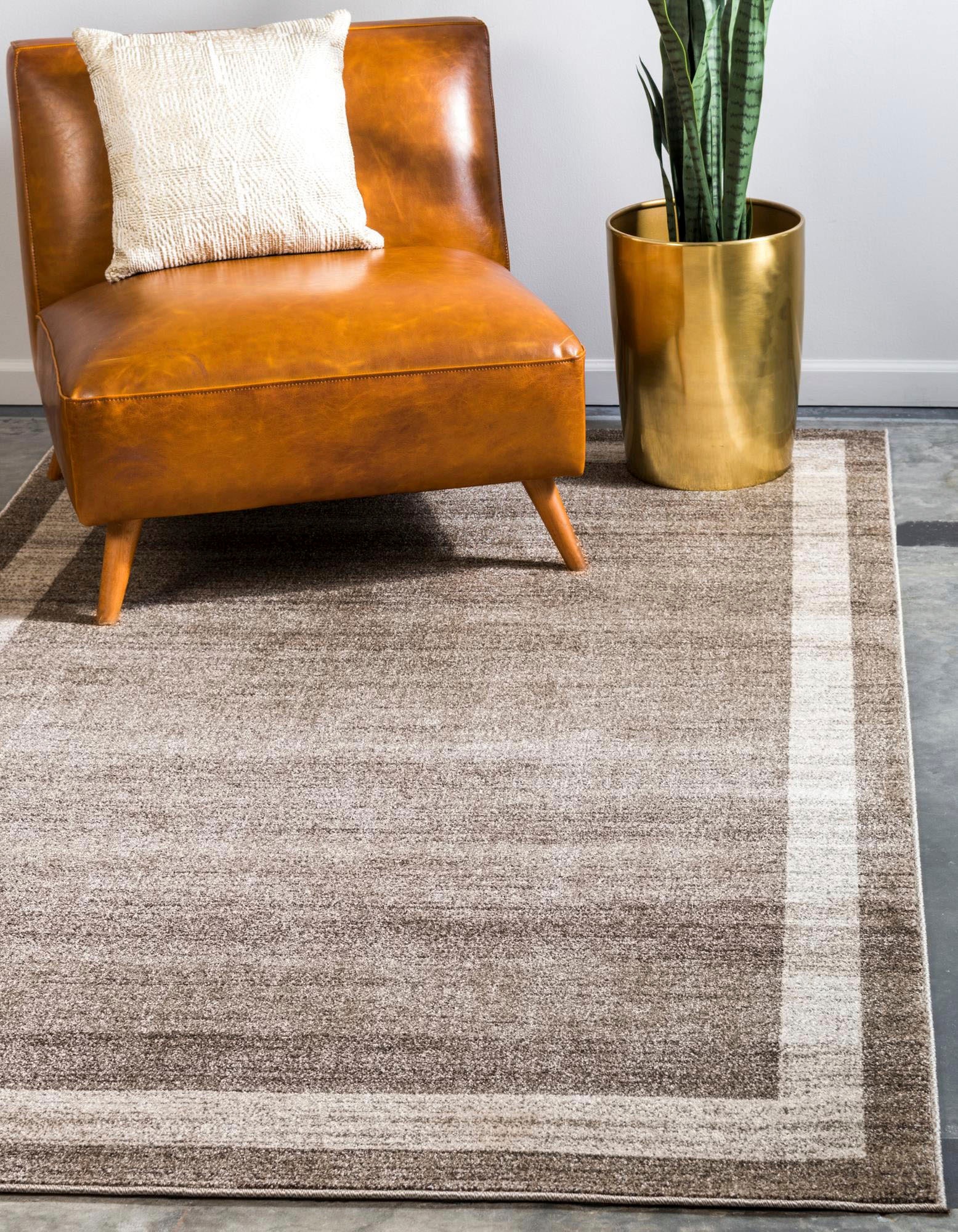 Myflair Möbel & Accessoires Teppich »Good Times, LAGERRÄUMUNG!«, rechteckig, 13 mm Höhe, Kurzflor, gewebt, melierte Optik, mit Bordüre