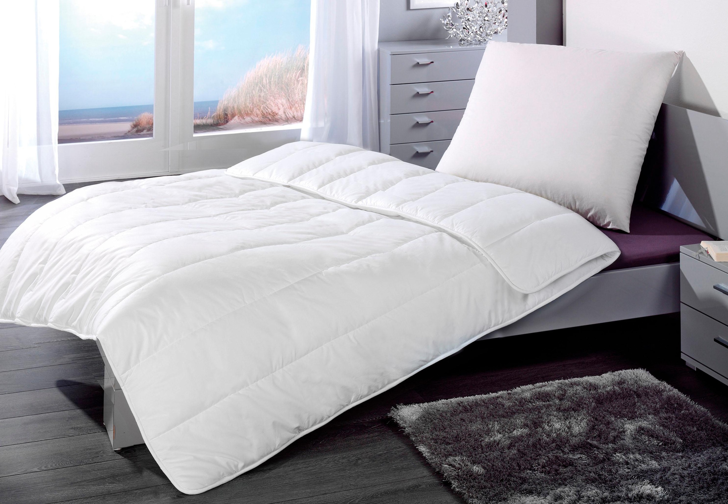 Black Friday KBT Bettwaren Microfaserbettdecke »Sleep and Dream«, normal,  Füllung Polyesterfaser, Bezug Polyester, (1 St.), supersoft und kuschelig |  BAUR