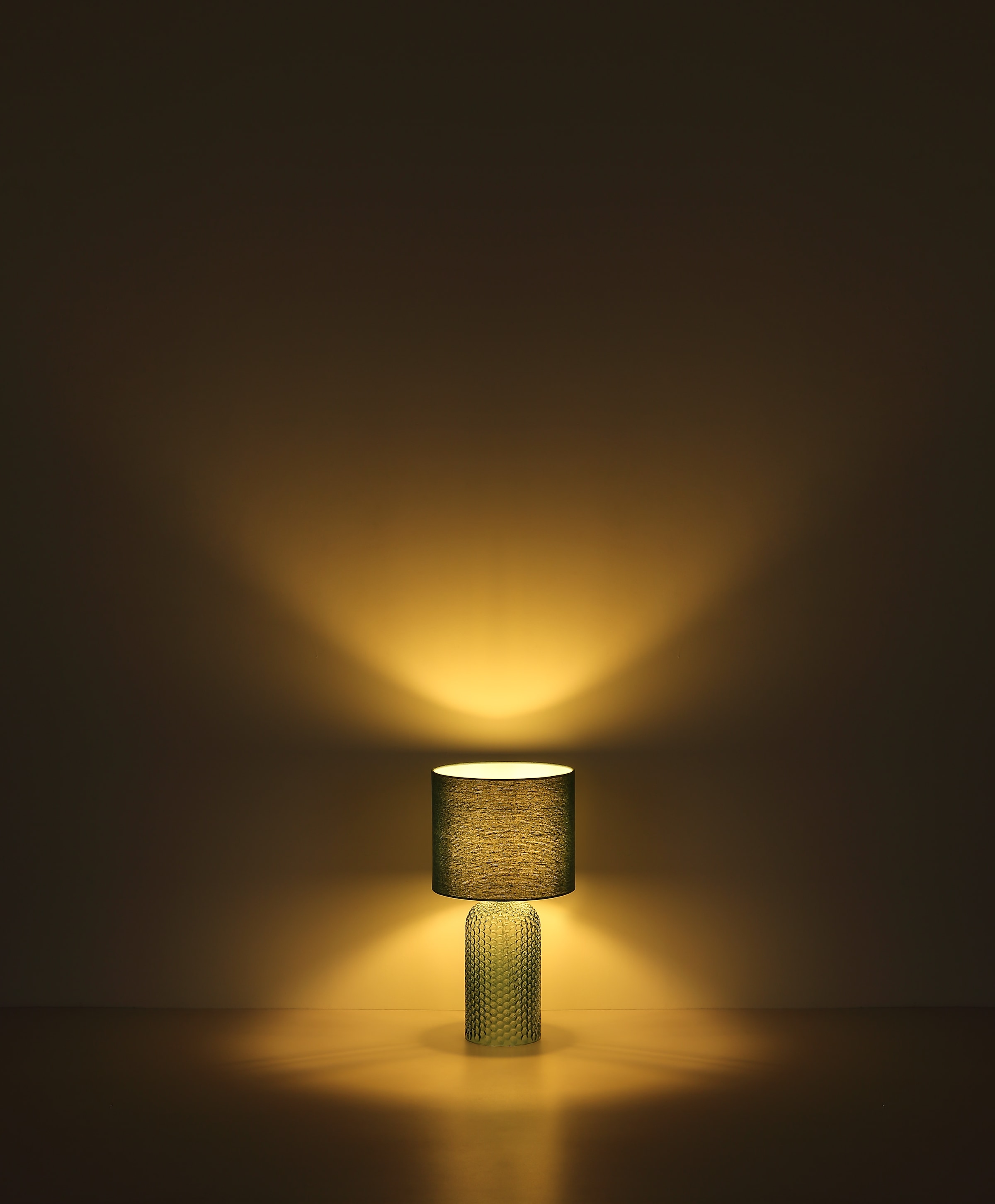 GLOBO LIGHTING Tischleuchte »SOFIA«, Leuchtmittel E27 | ohne Leuchtmittel, Tischlampe/blassgrün/Wohnzimmer/Flur/Schlafzimmer