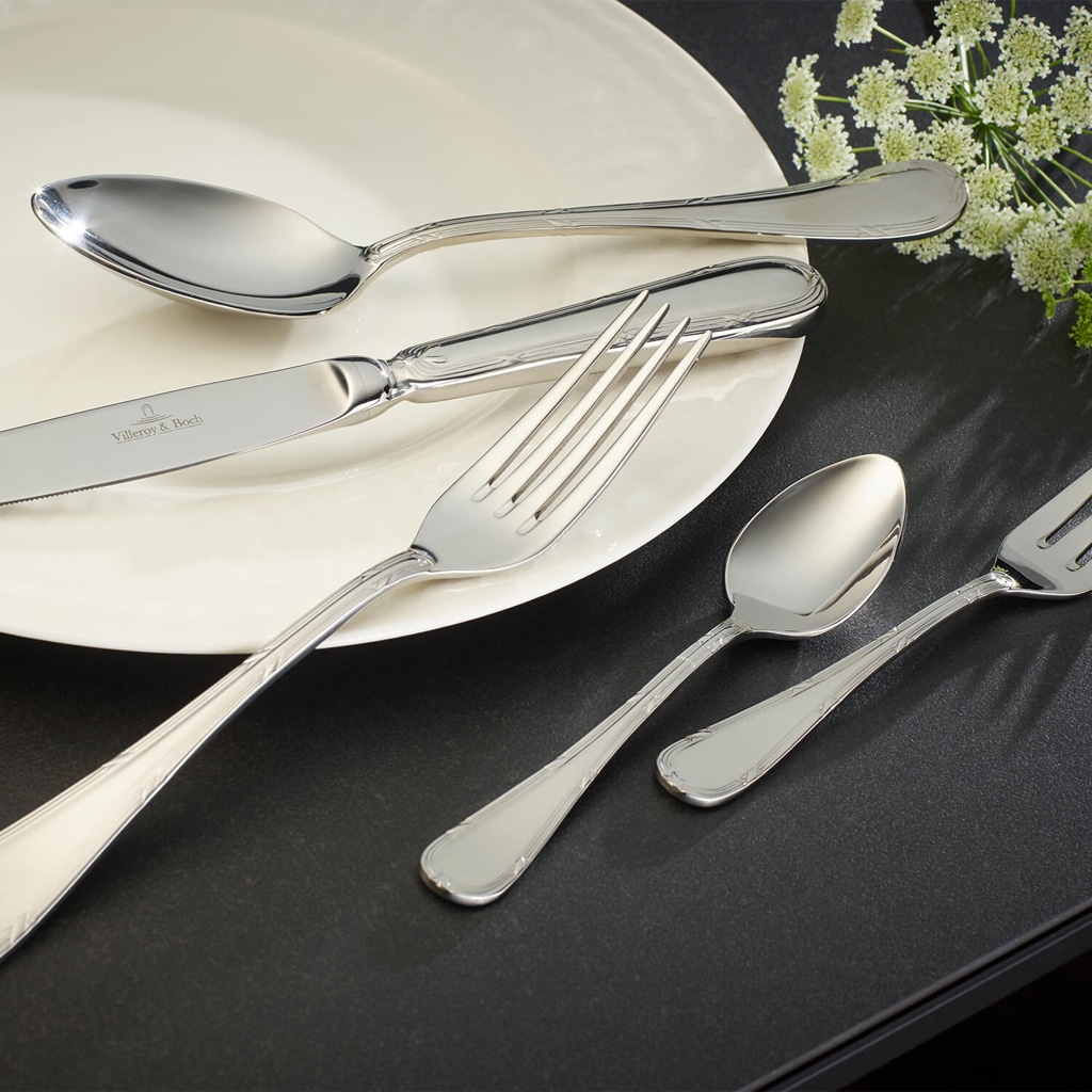 Villeroy & Boch Besteck-Set »Tafelbesteck Kreuzband Septfontaines 30er Set silber«