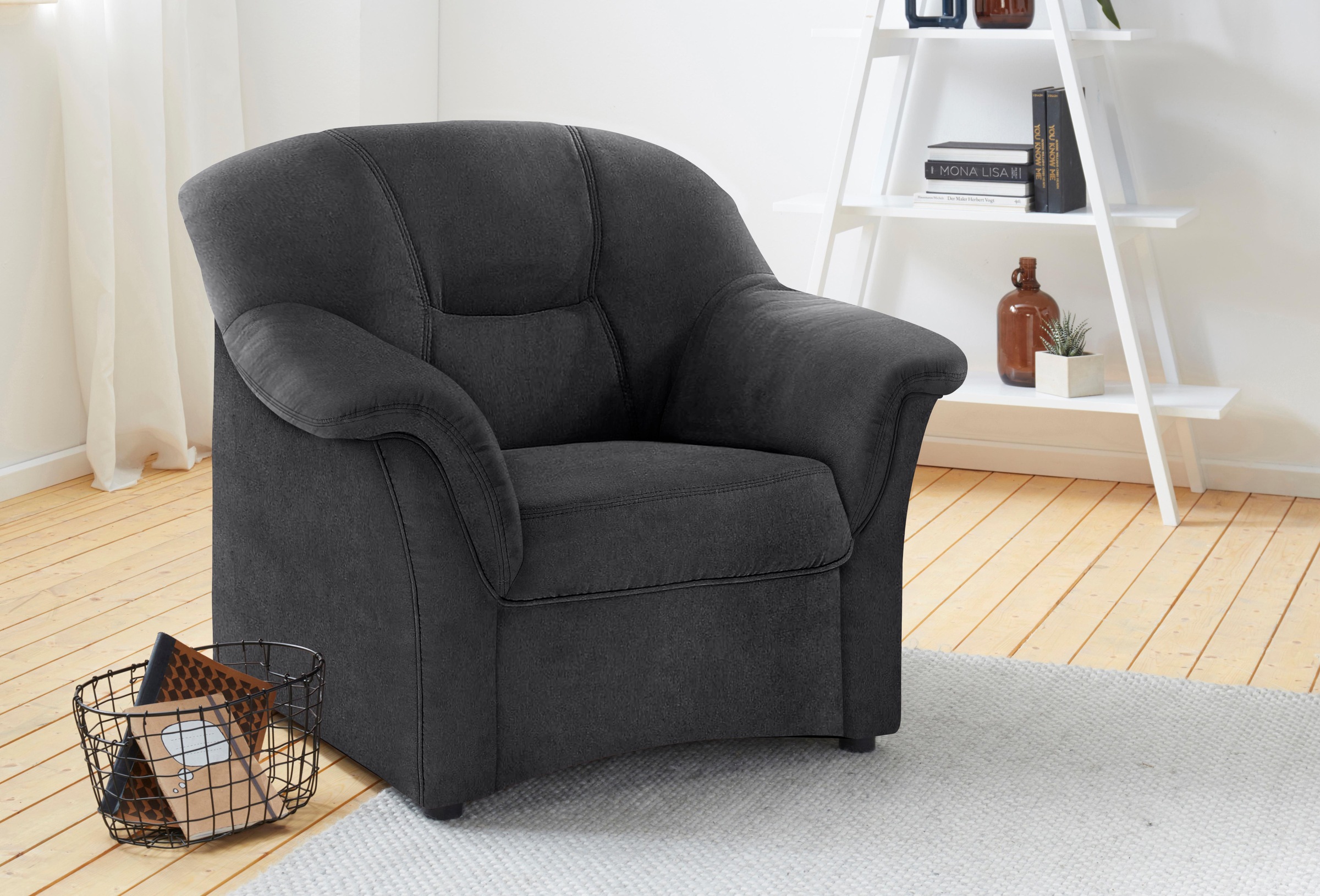 DOMO collection Sessel "Sarafina zeitlos und elegant, bequem" wahlweise mit günstig online kaufen