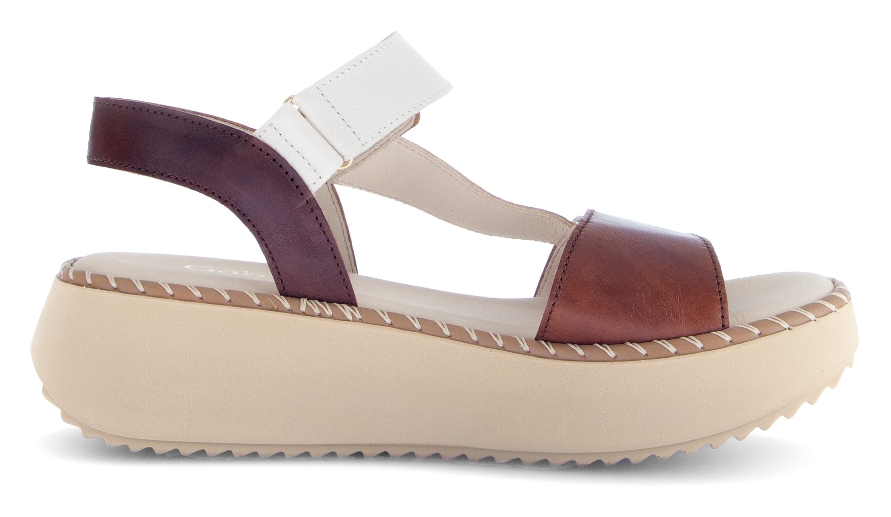 Gabor Sandalette, Plateau, Keil, Riemchensandale mit Best Fitting-Ausstattung