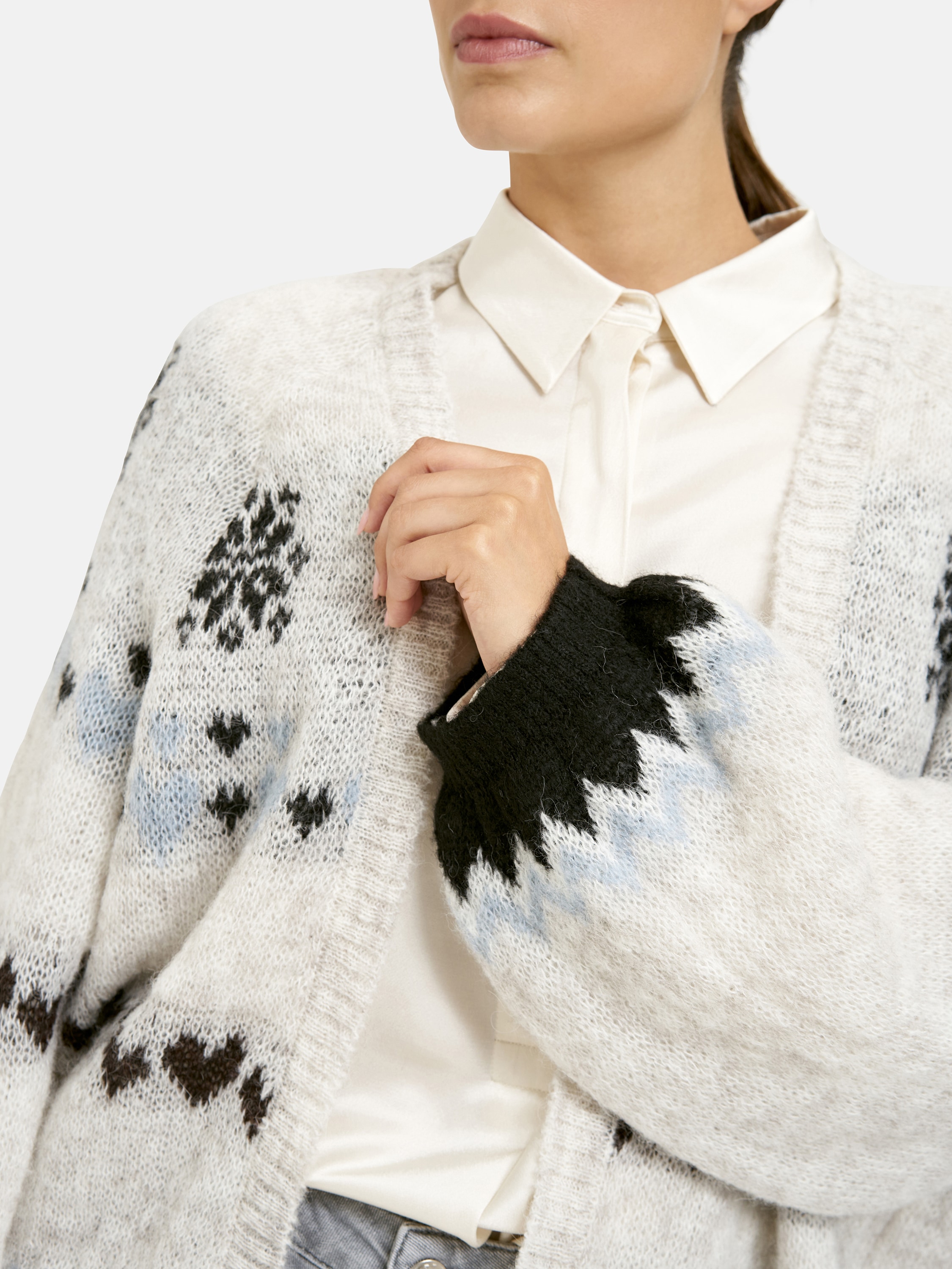 Milano Italy Strickjacke aus Feinstrick