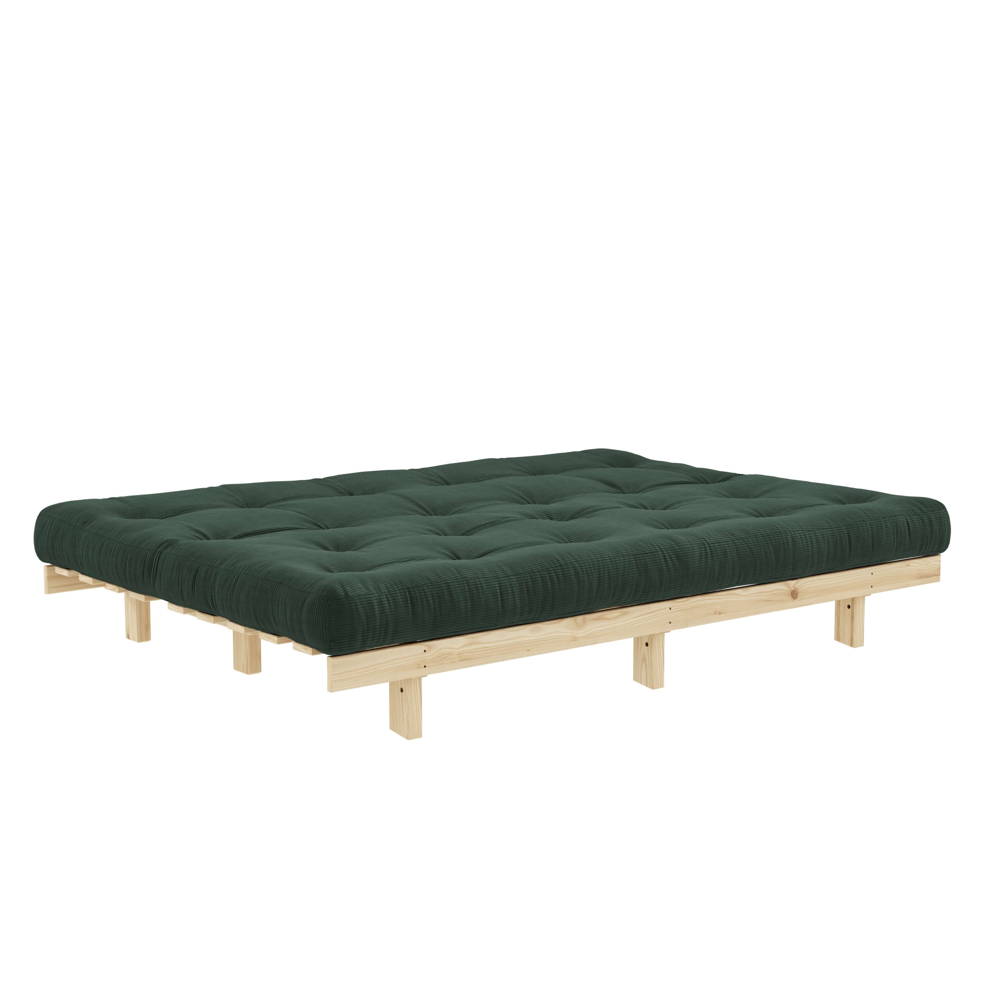 Karup Design Schlafsofa »Lean 200 Schlafsofa, Gästebett, Sofa mit Futonmatratze«, (2 St.), Inkl. Futonmatratze, Liegefläche 130x200 cm, FSC® zertifizierte Kiefer