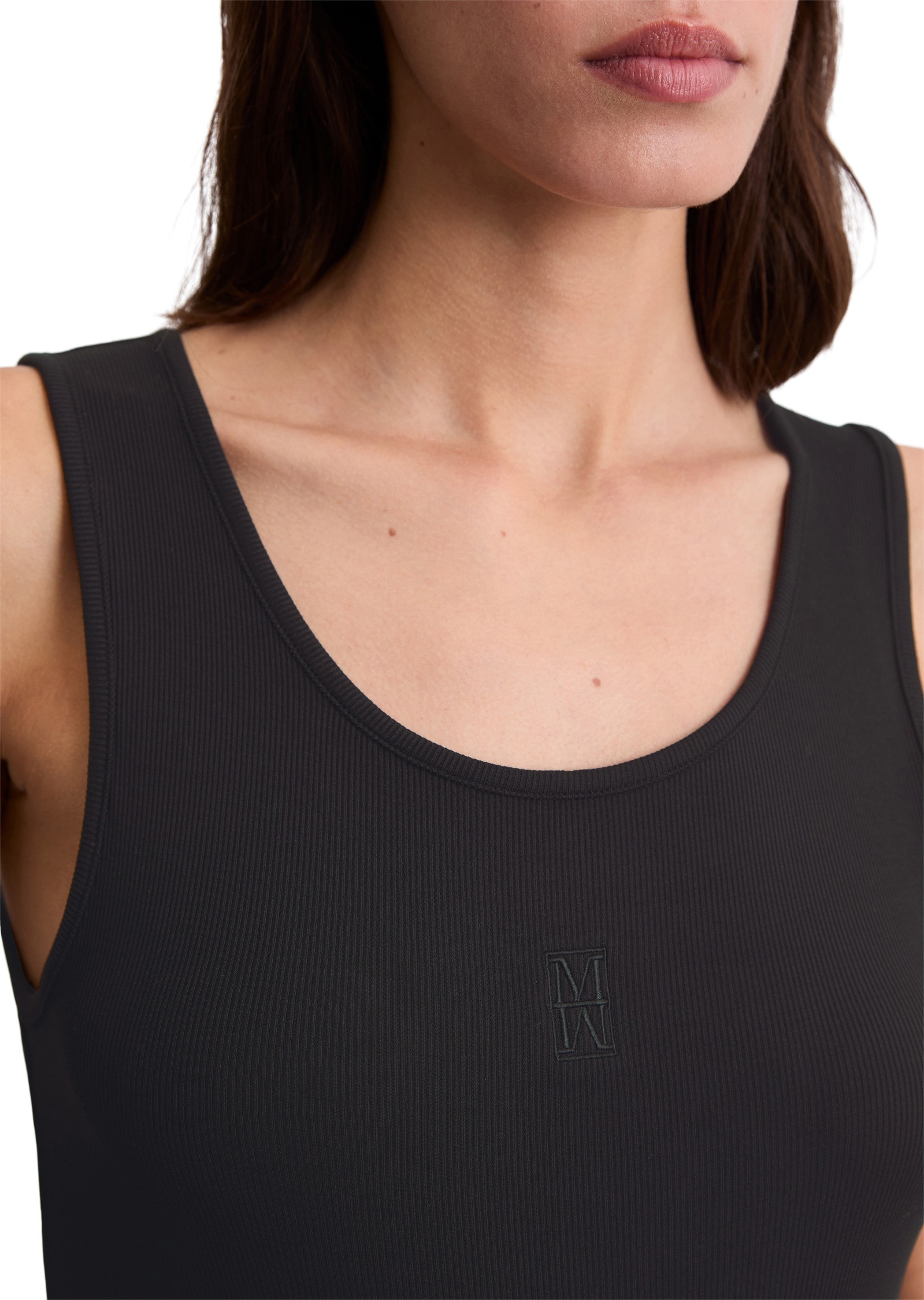 Marc O'Polo T-Shirt »aus softem Rippjersey«