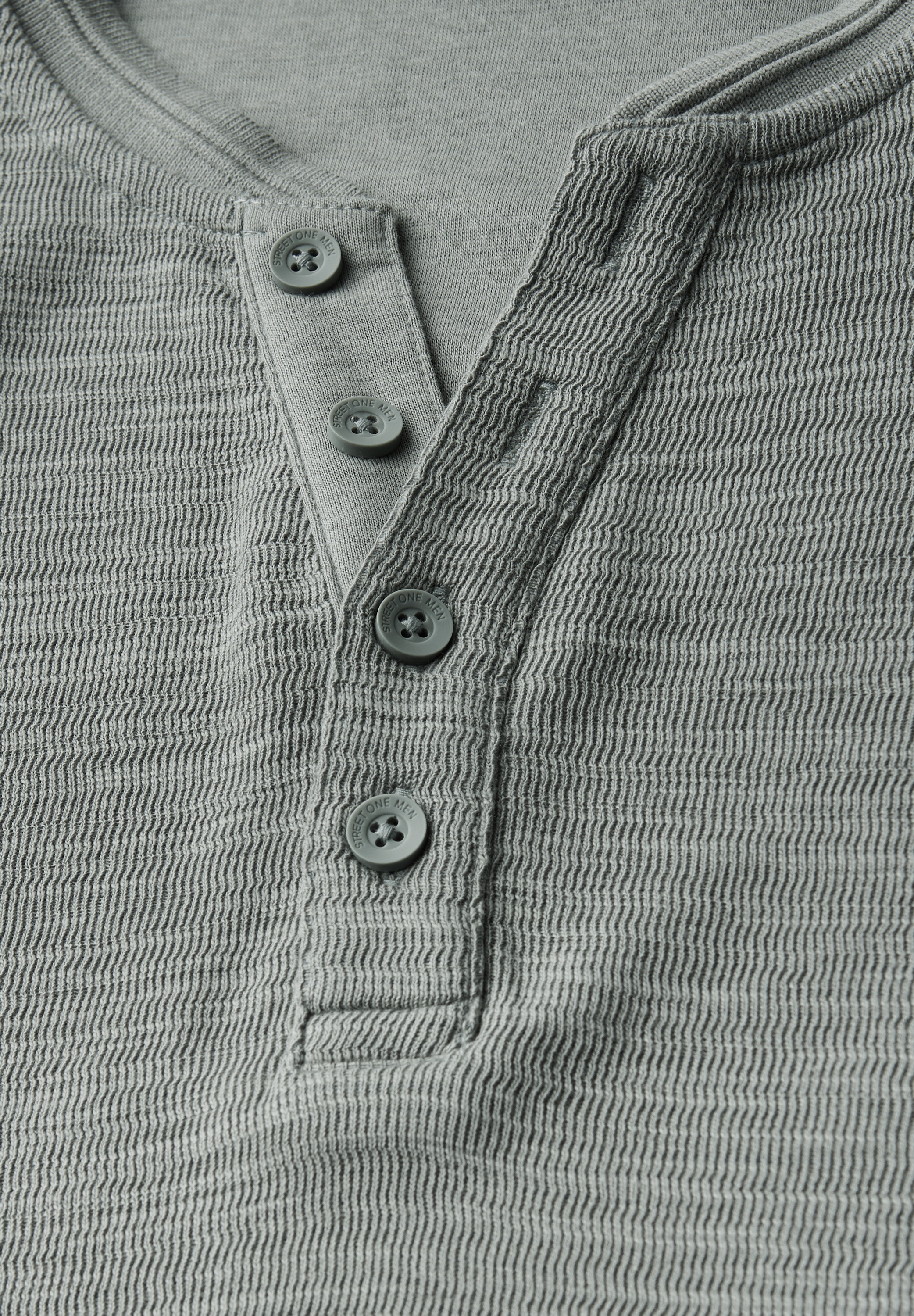 STREET ONE MEN Langarmshirt, im soften Baumwoll-Mix