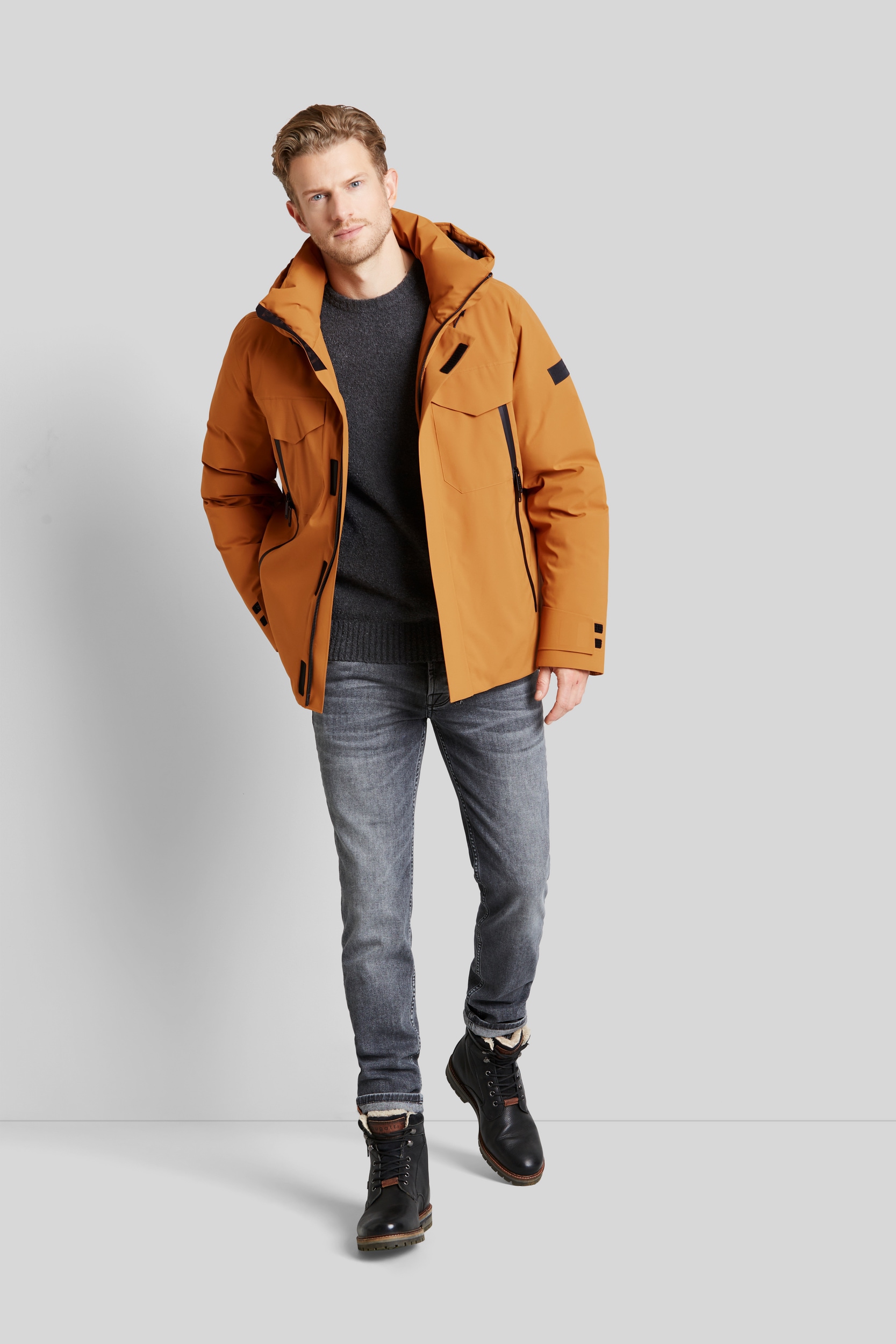 bugatti Blouson, mit Kapuze, wind- & wasserabweisend