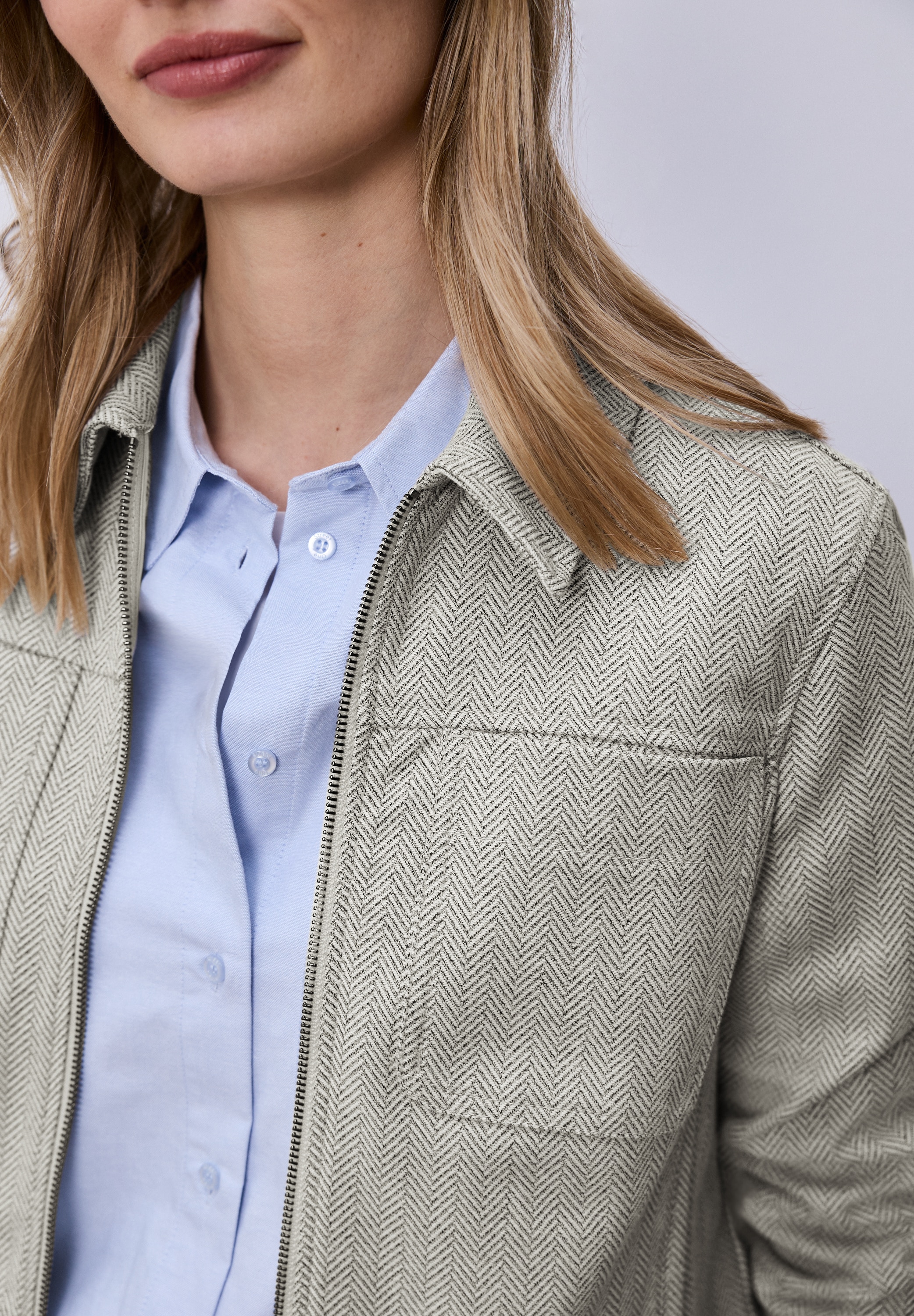 STREET ONE Outdoorjacke ohne Kapuze mit Brusttaschen