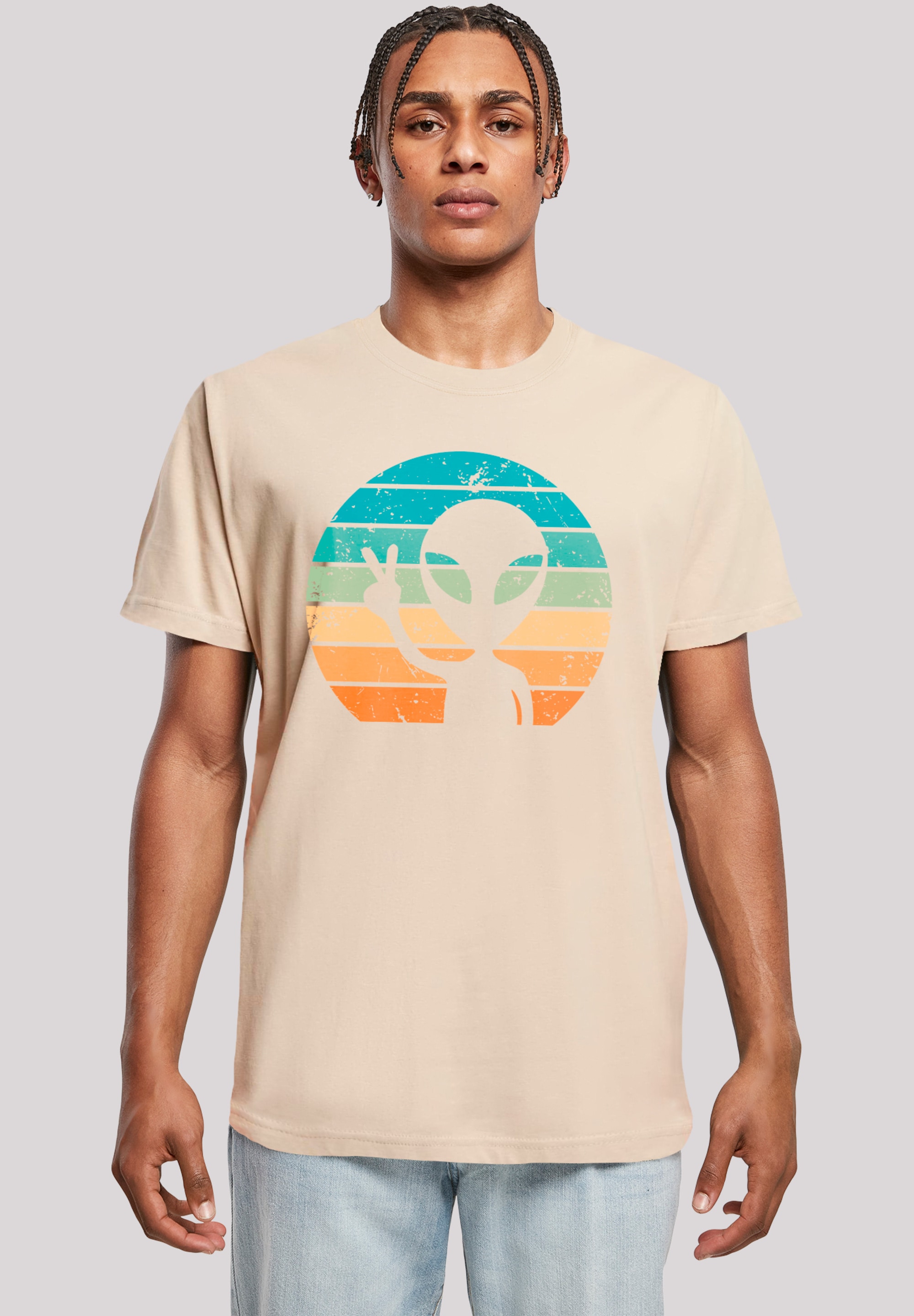 F4NT4STIC T-Shirt "Alien Piece Sonnenuntergang", Premium Qualität günstig online kaufen