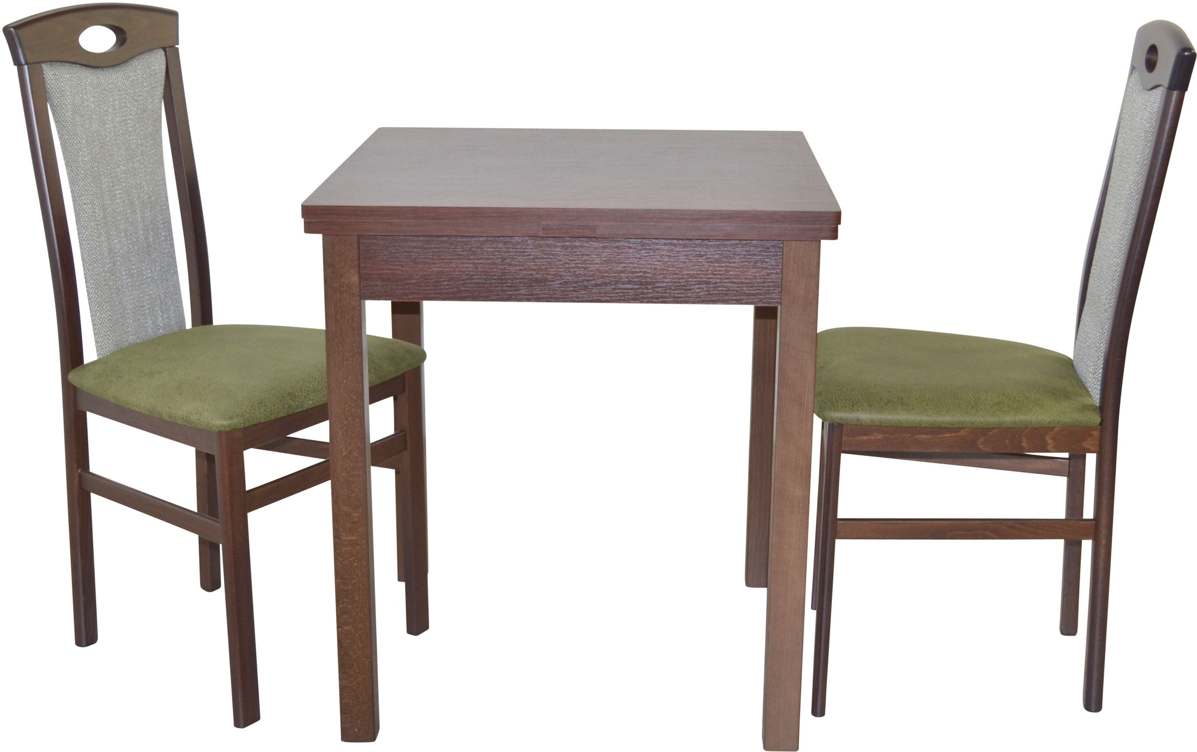 HOFMANN LIVING AND MORE Essgruppe »3tlg. Tischgruppe« Spar-Set, 3tlg. Tischgruppe, 3 Stk. tlg. Stühle montiert