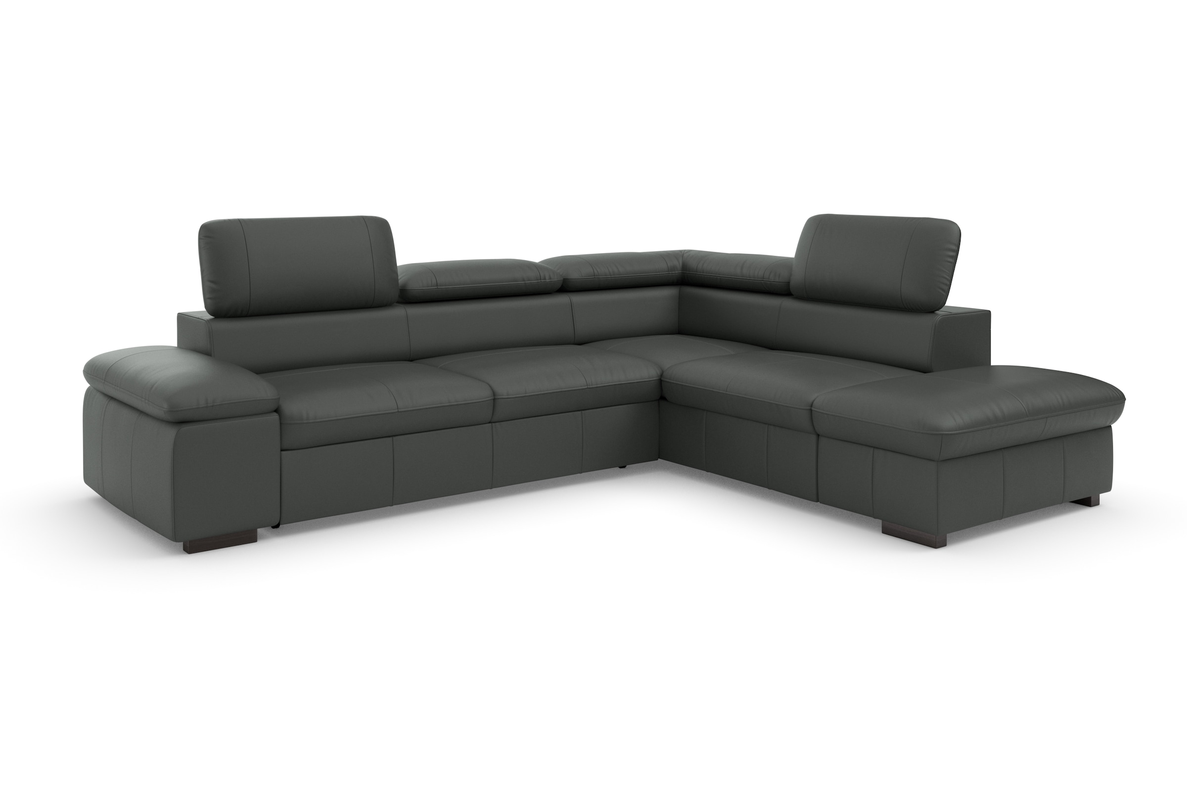 Home affaire Ecksofa »Alberto L-Form«, mit Kopfteilverstellung, wahlweise mit Bettfunktion