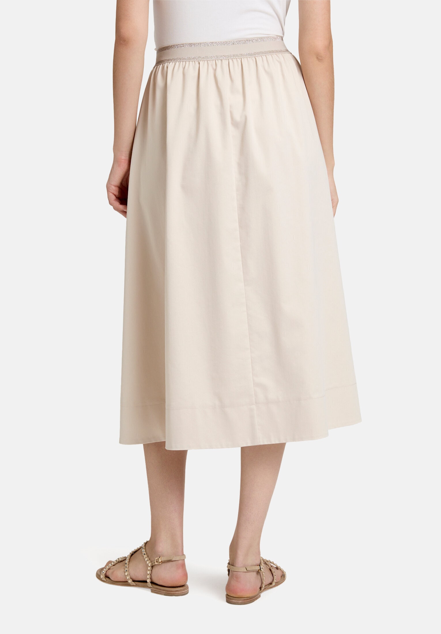 Betty&Co Midirock »Damen mit elastischem Bund«
