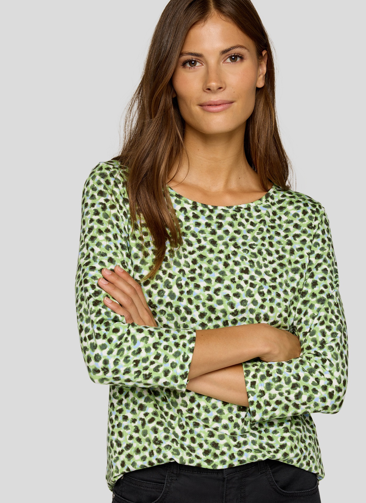 Rabe 3/4-Arm-Shirt mit Animal-Print günstig online kaufen